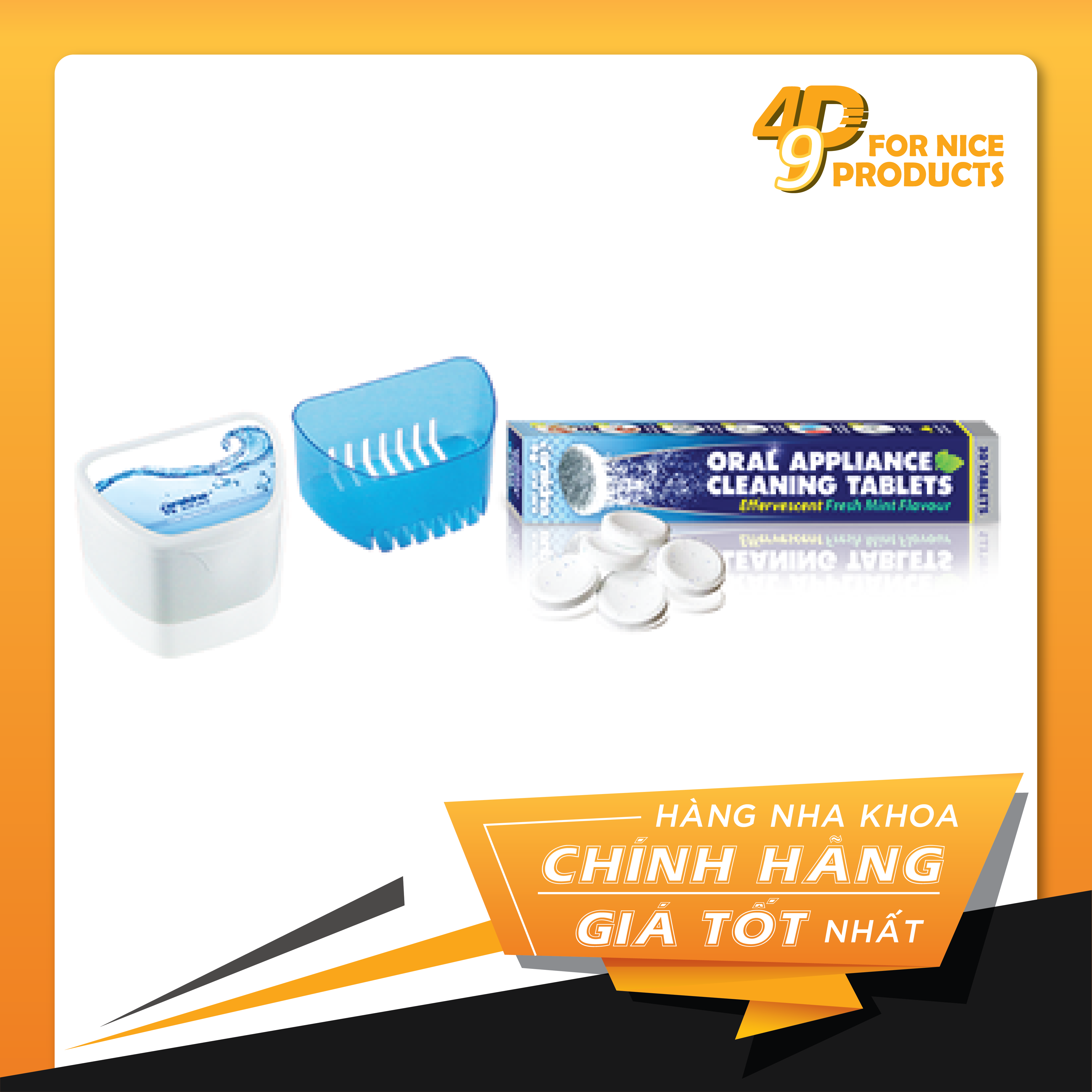 Bộ dụng cụ làm sạch máng chỉnh nha & hàm tháo lắp Piksters