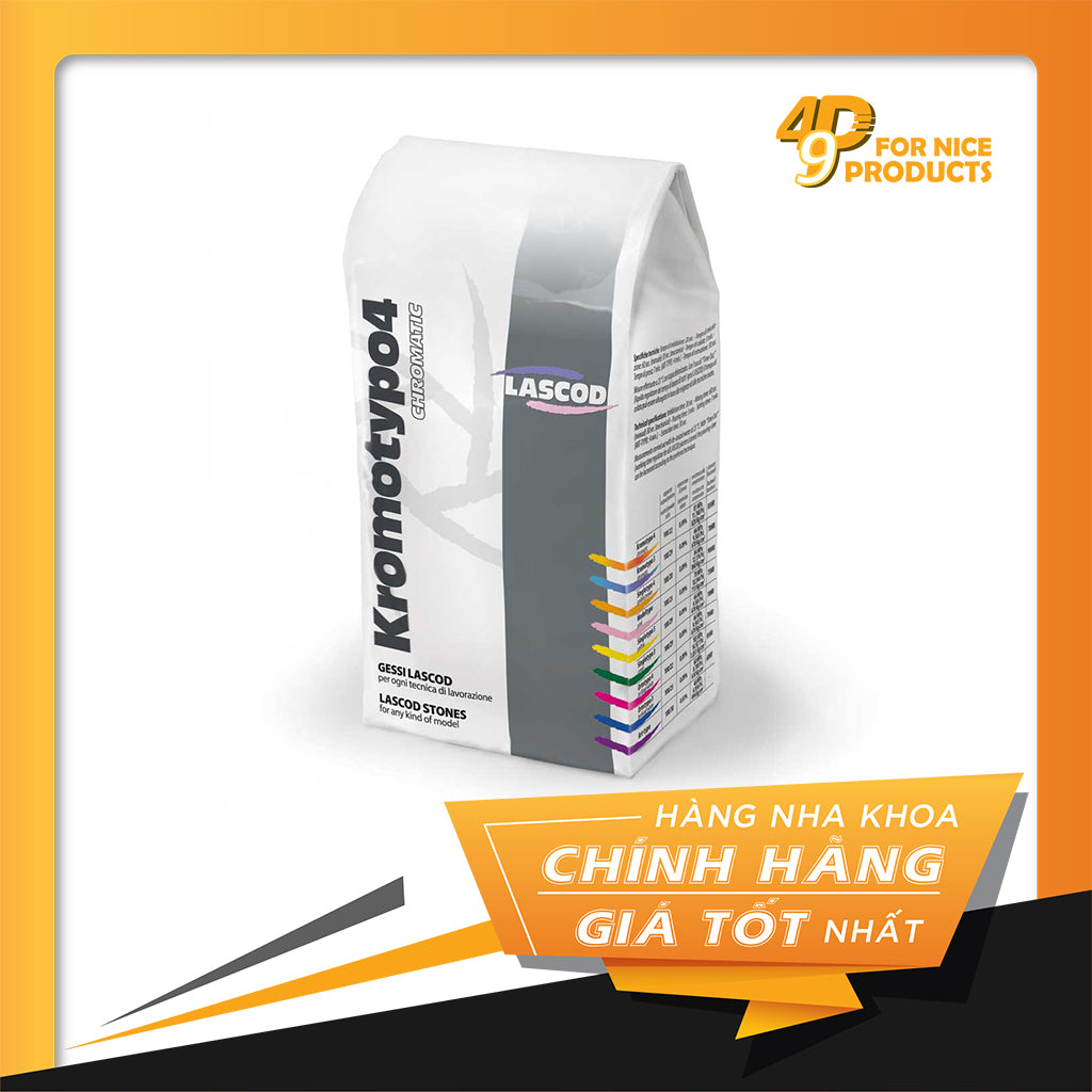 Thạch cao đổ mẫu răng Kromotypo 4 - Lascod