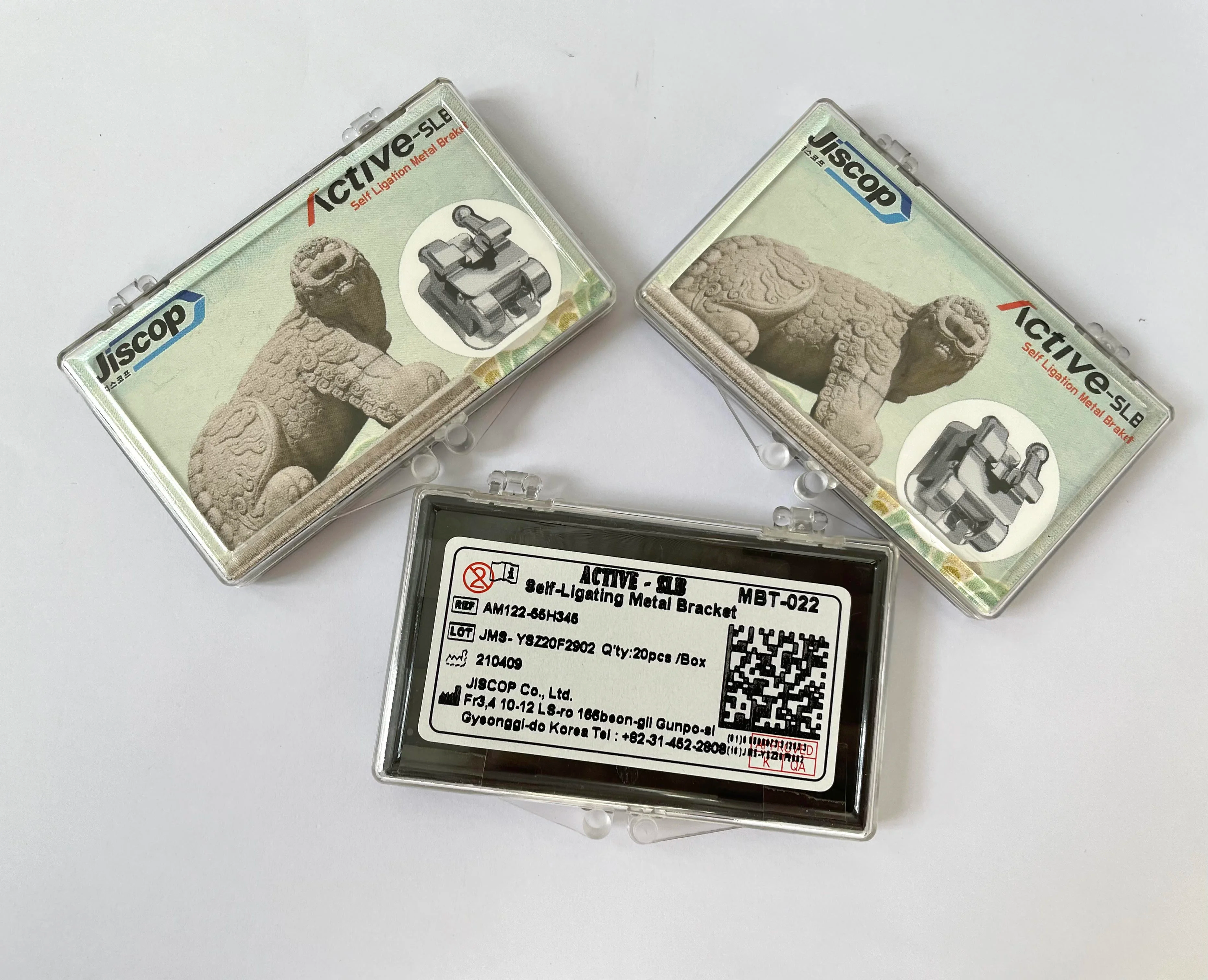 Mắc cài kim loại tự buộc Active SLB - Jiscop