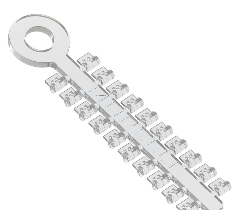 Thun chêm xoay răng - Morelli