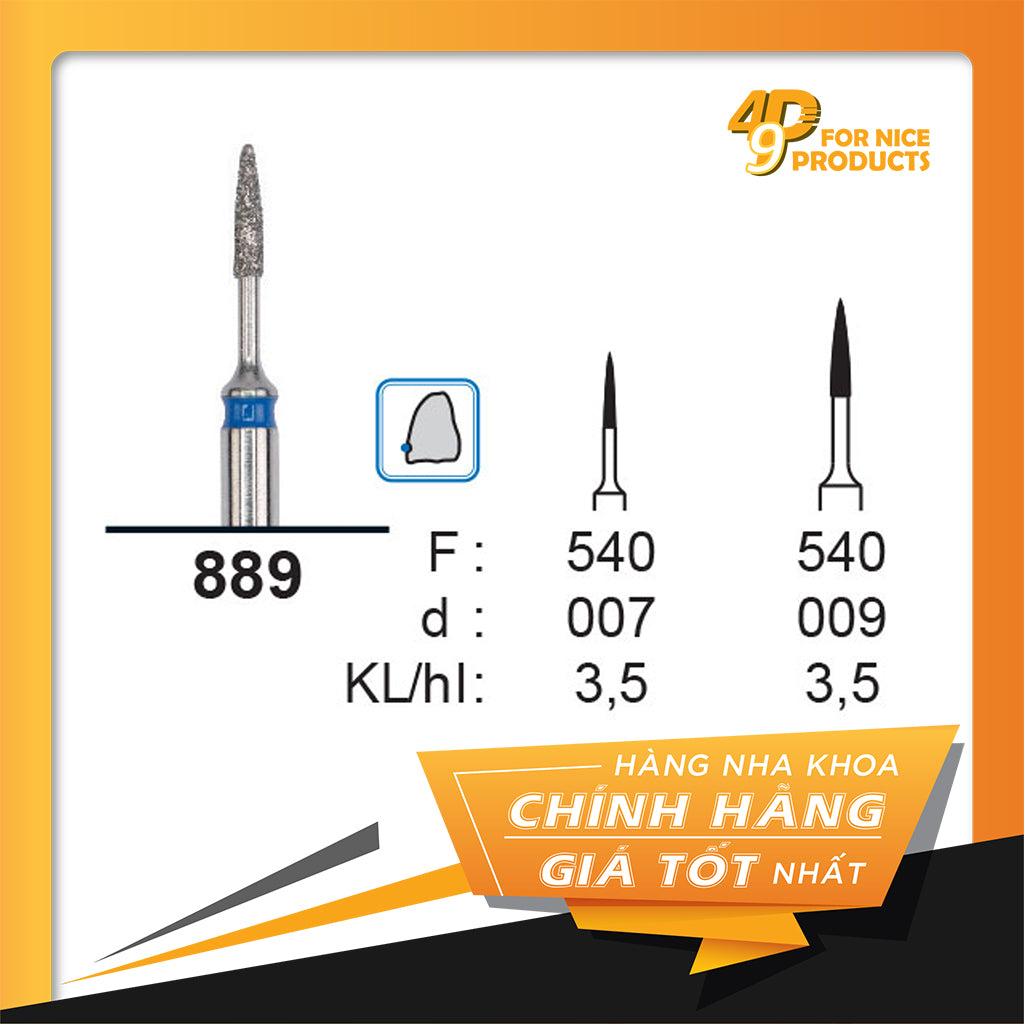 Mũi khoan đuôi chuột 889 - DFS