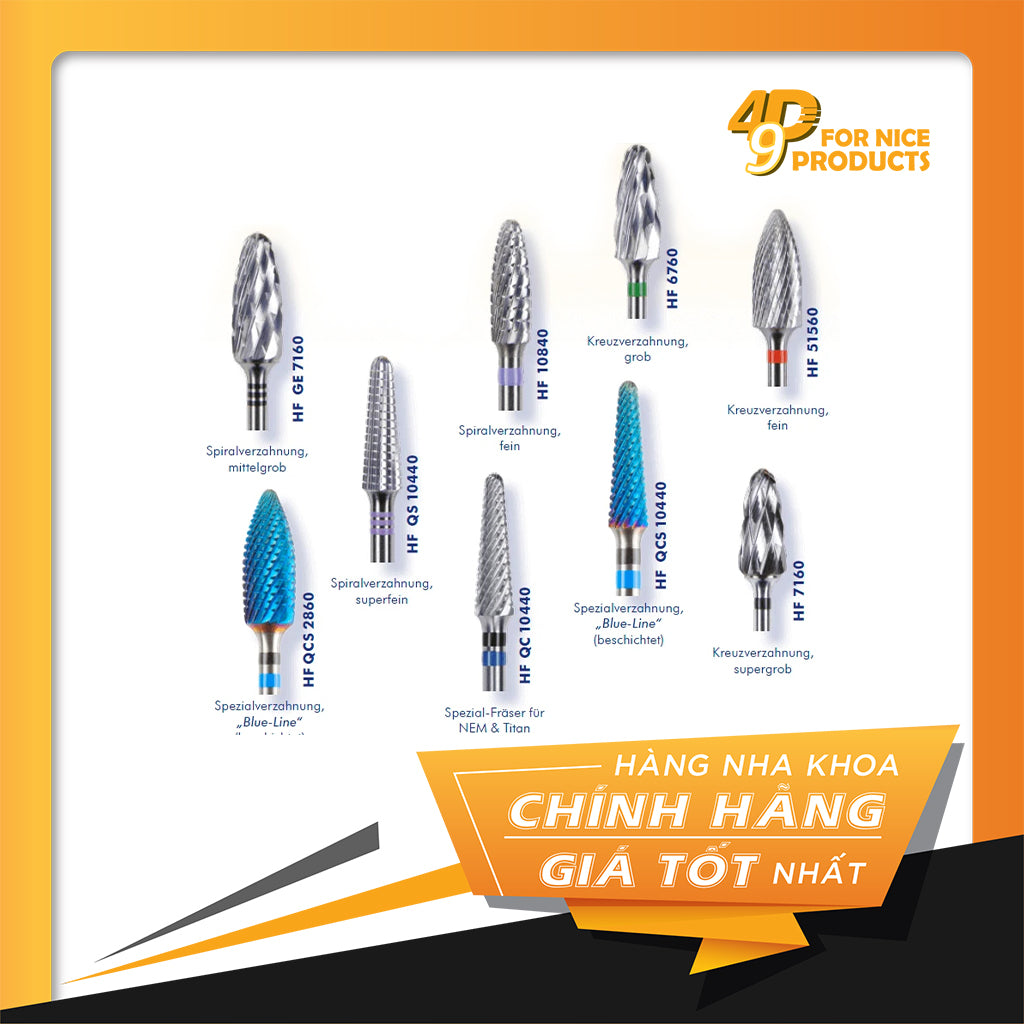 Mũi khoan mài nhựa Labo -  OkoDent