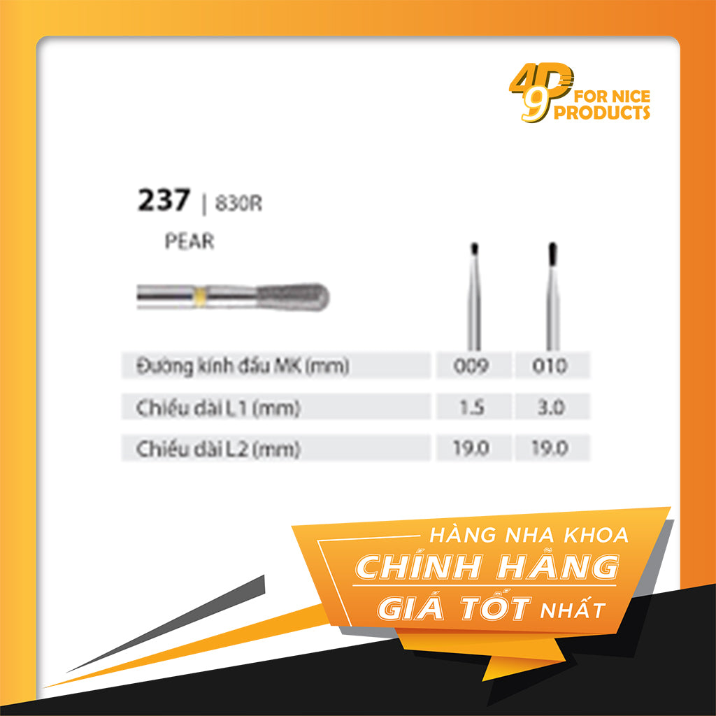 Mũi khoan quả lê - MDT