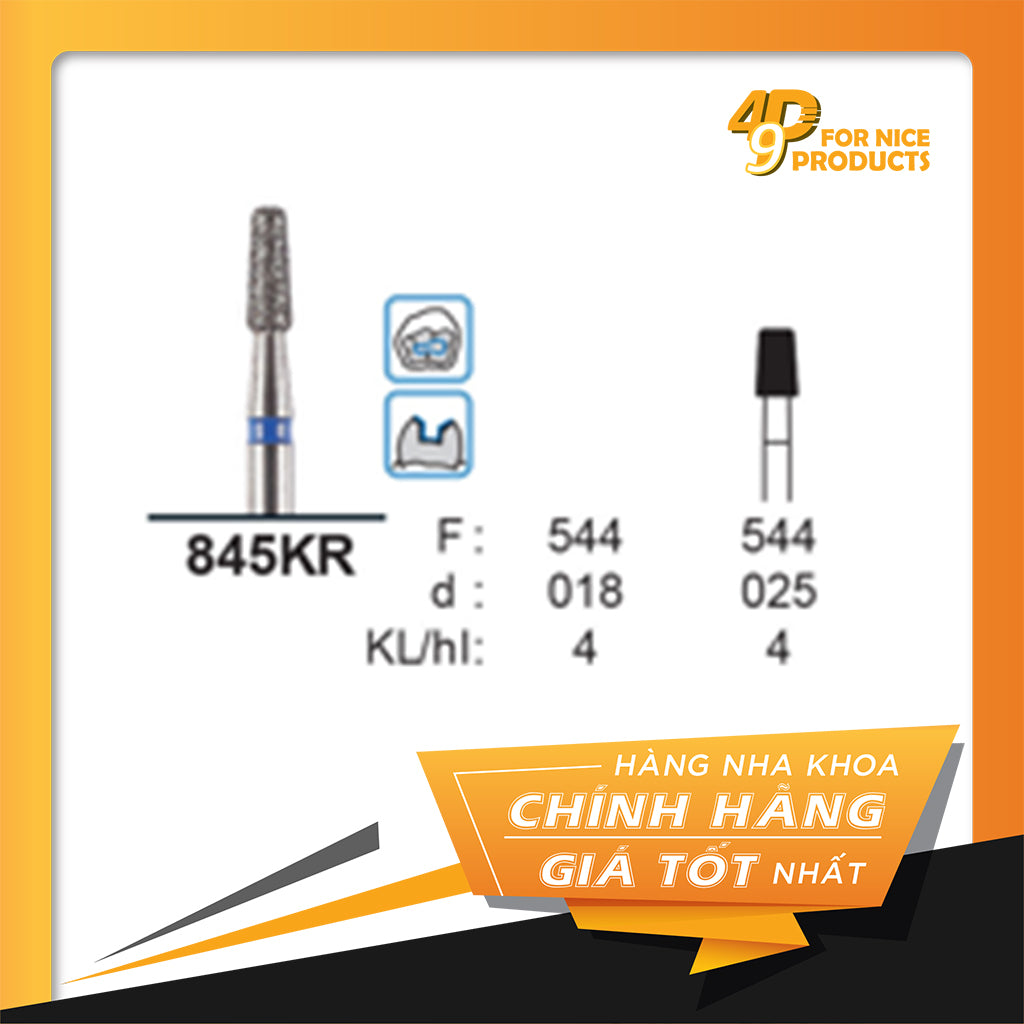 Mũi trụ thuôn đầu bằng 845KR - 846 - 847 - 848 - 848L DFS