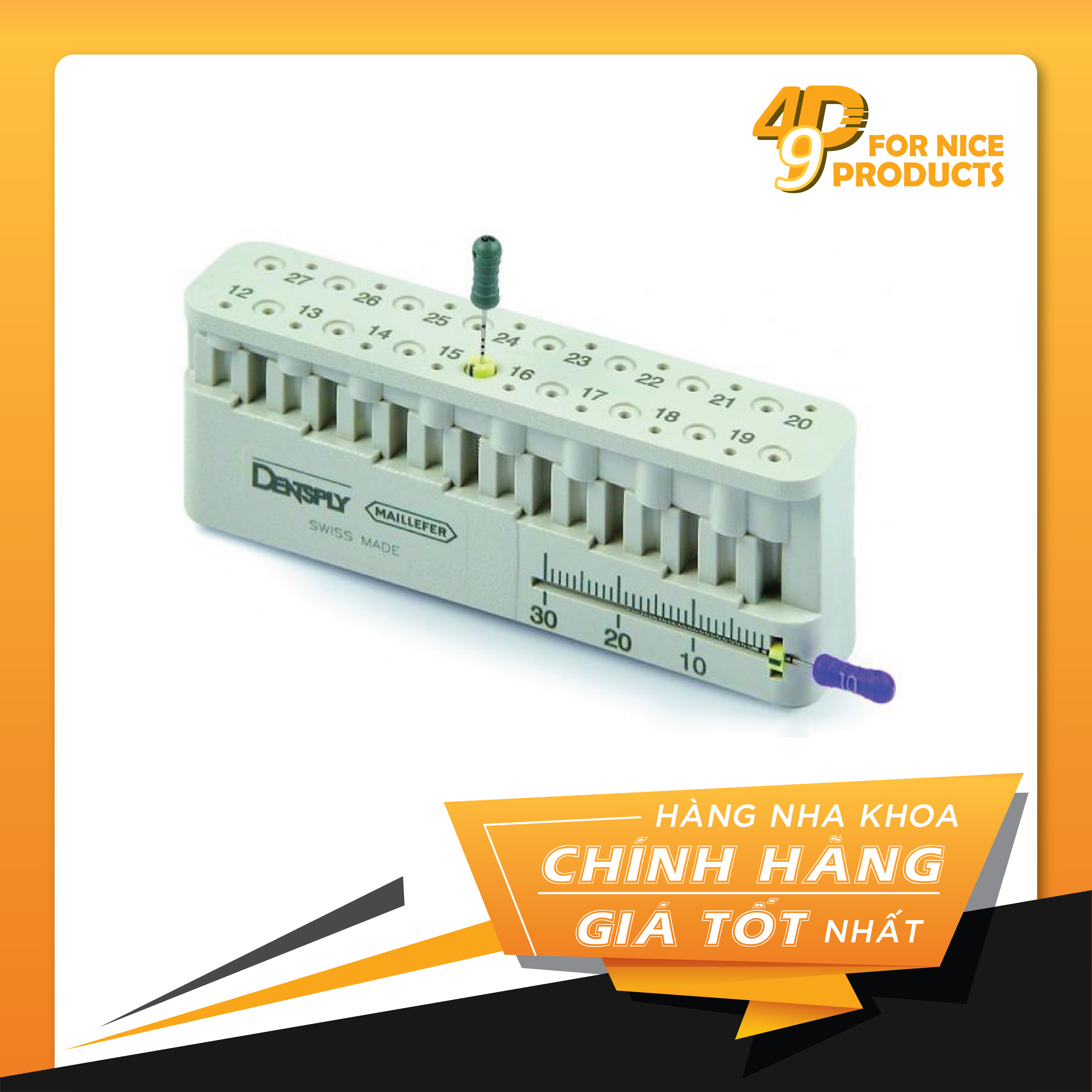 Thước đo nội nha Mini-Endo Bloc - Dentsply Sirona