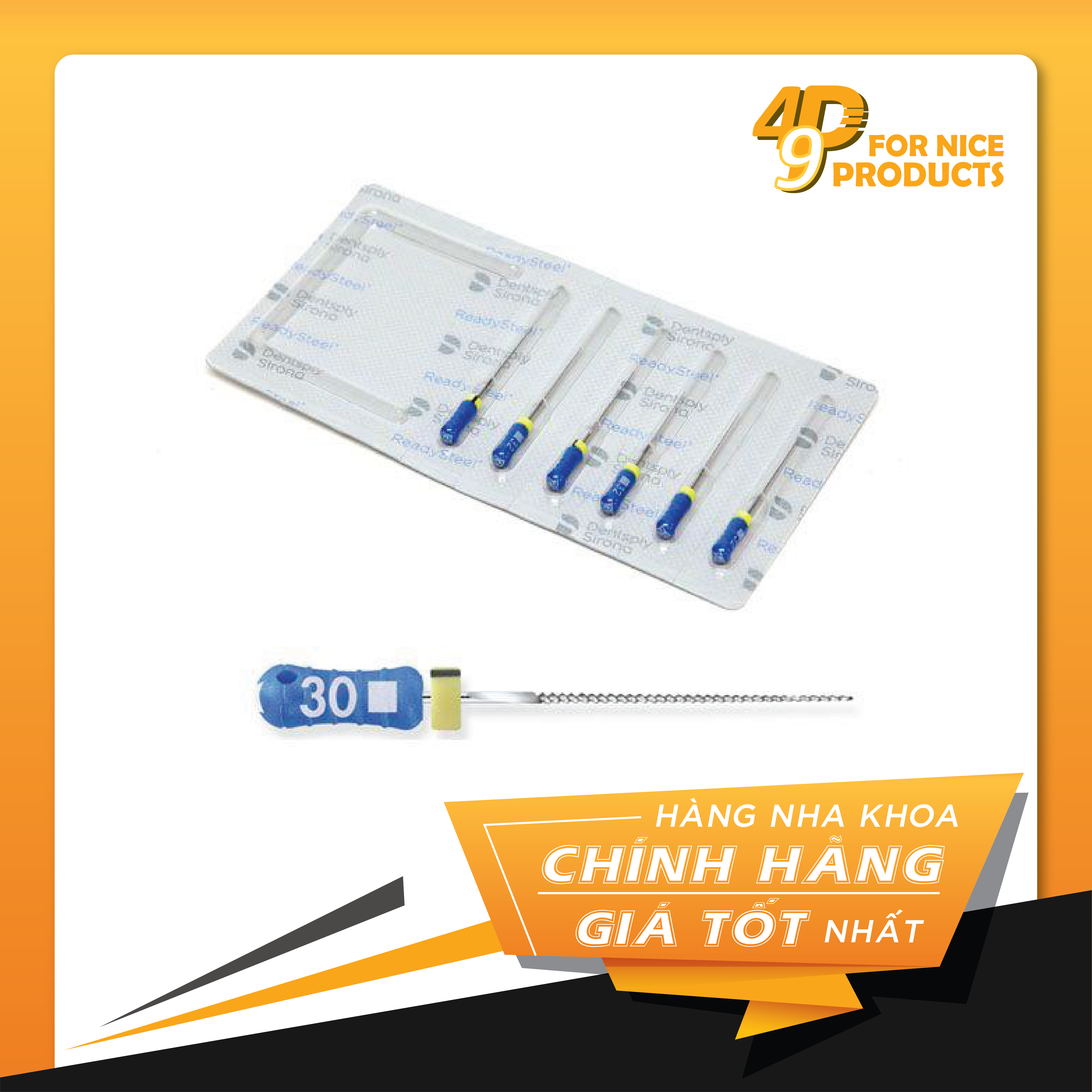 Trâm tay K-FLEXOFILE READYSTEEL - Dentsply Sirona