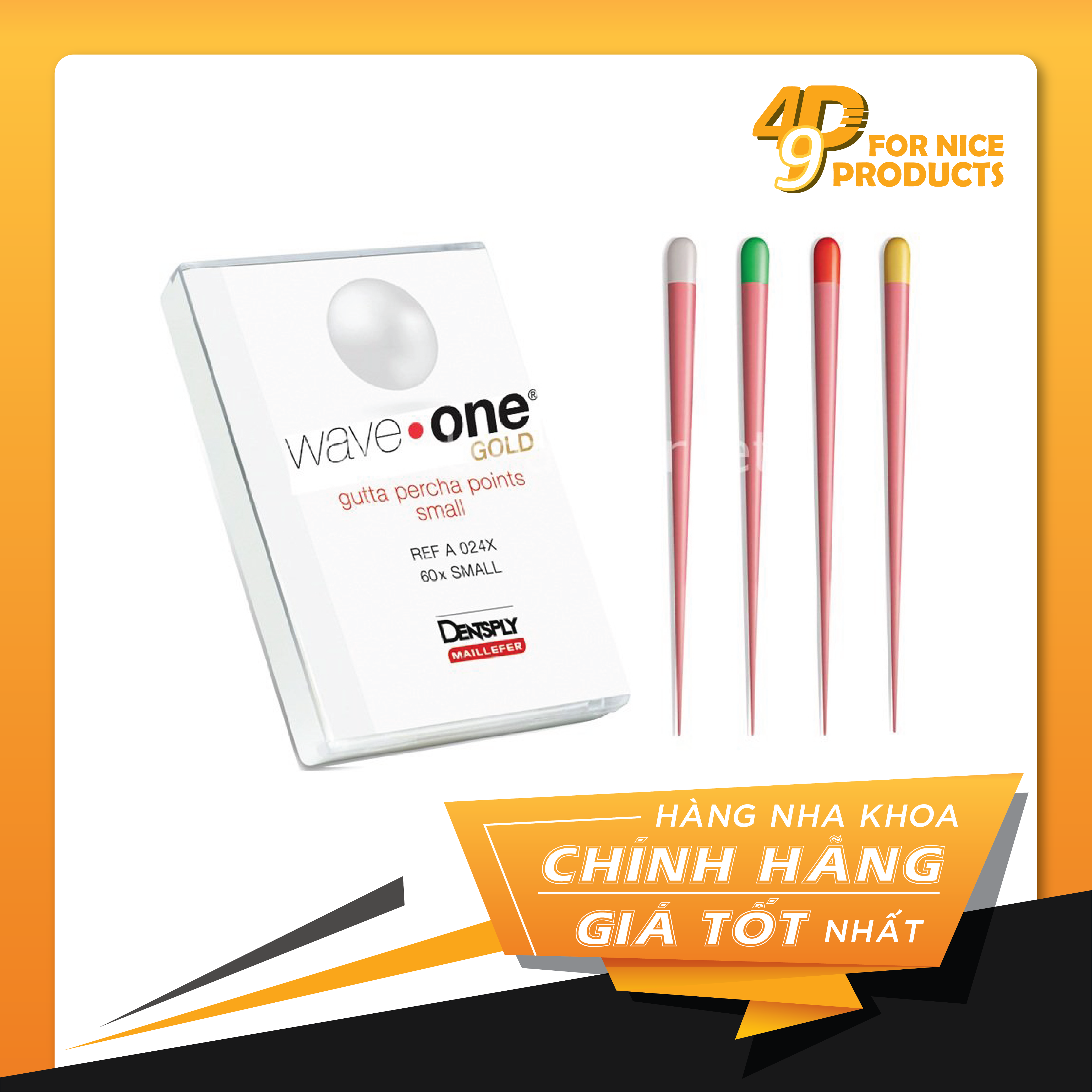 Cone gutta Waveone Gold - Dentsply Sirona