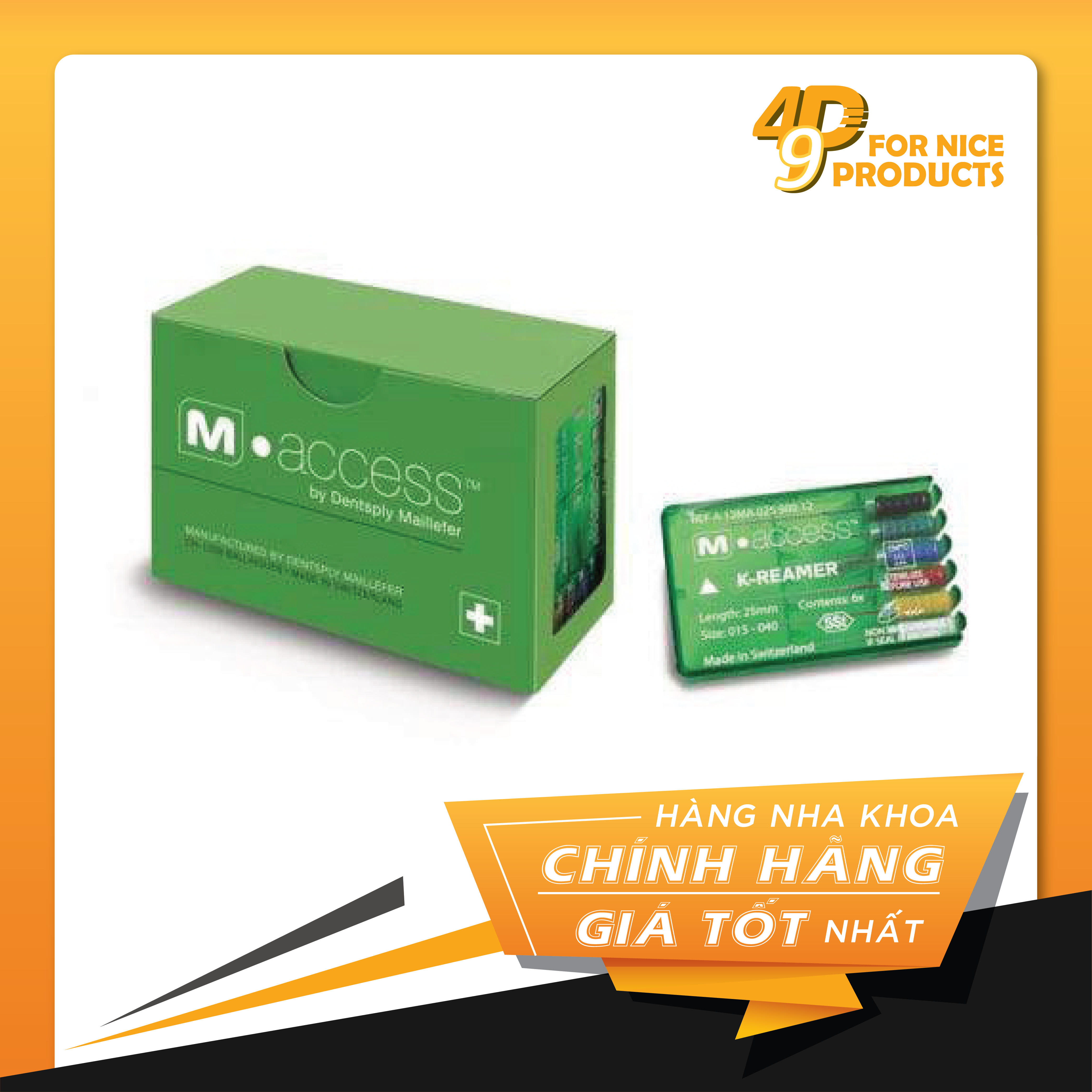 Trâm tay K-Reamer M Access - Dentsply Sirona