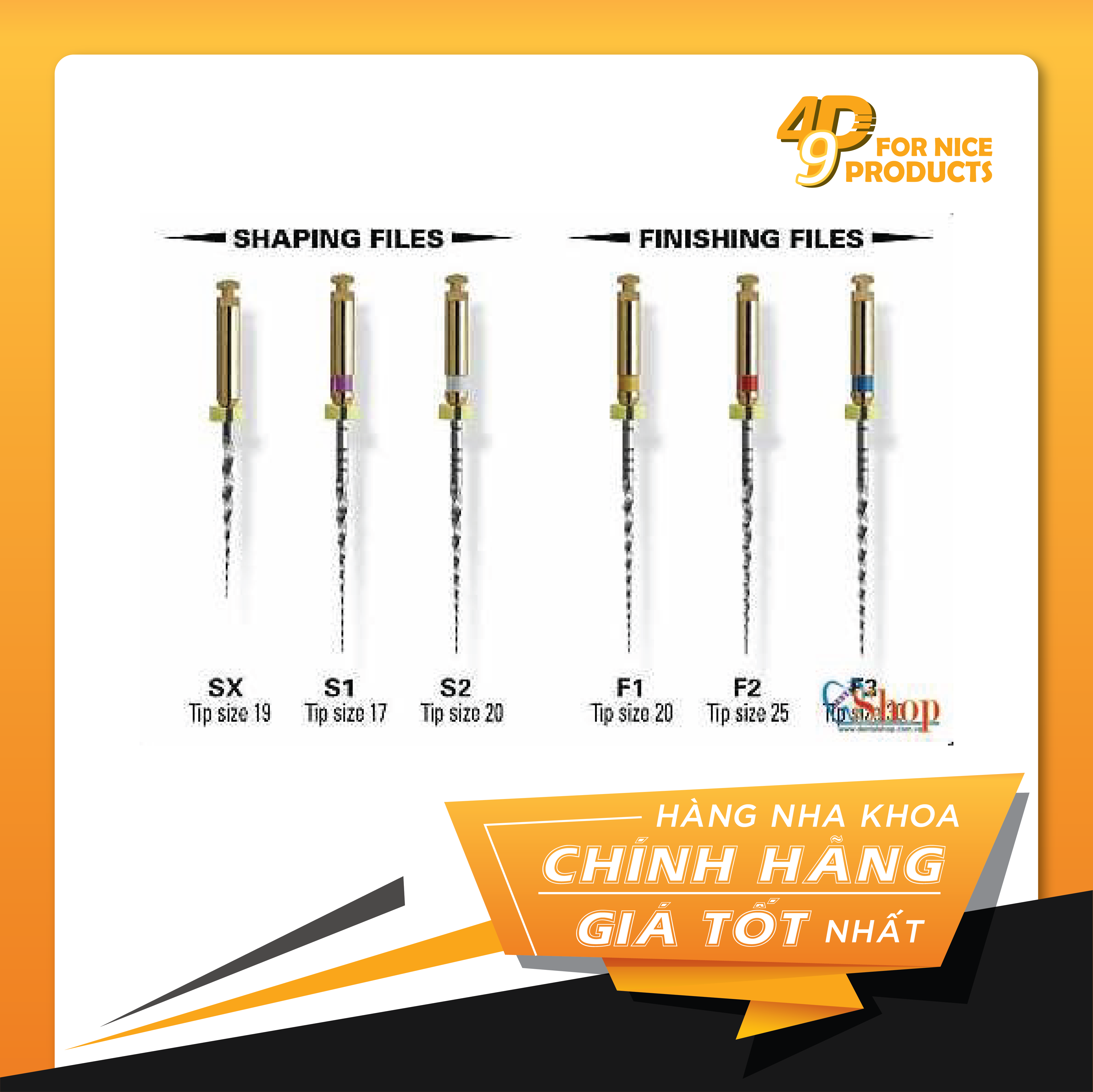 Trâm máy PROTAPER UNIVERSAL NITI  - Dentsply Sirona