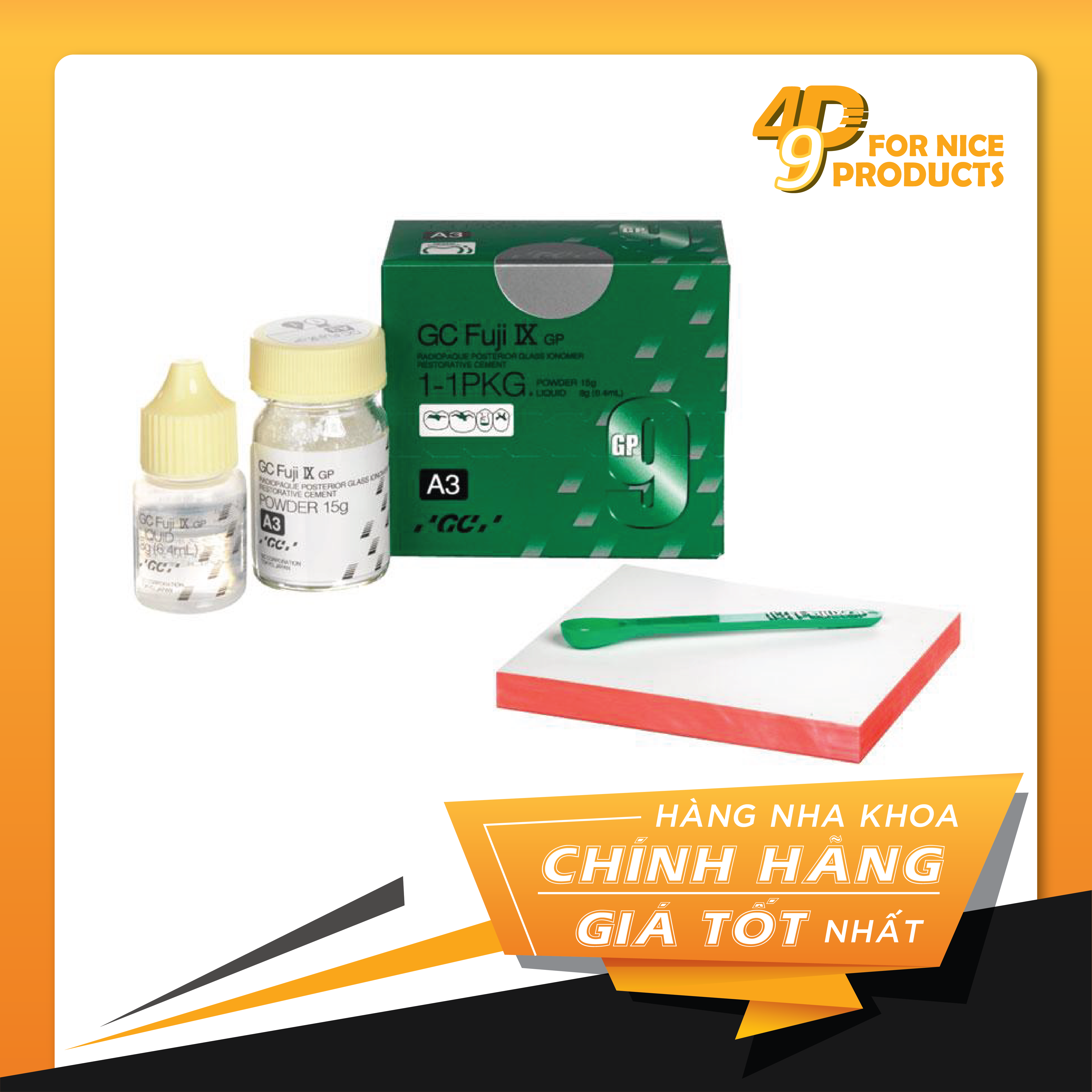 Xi măng trám Fuji IX - Glass Ionomer Cement - GC