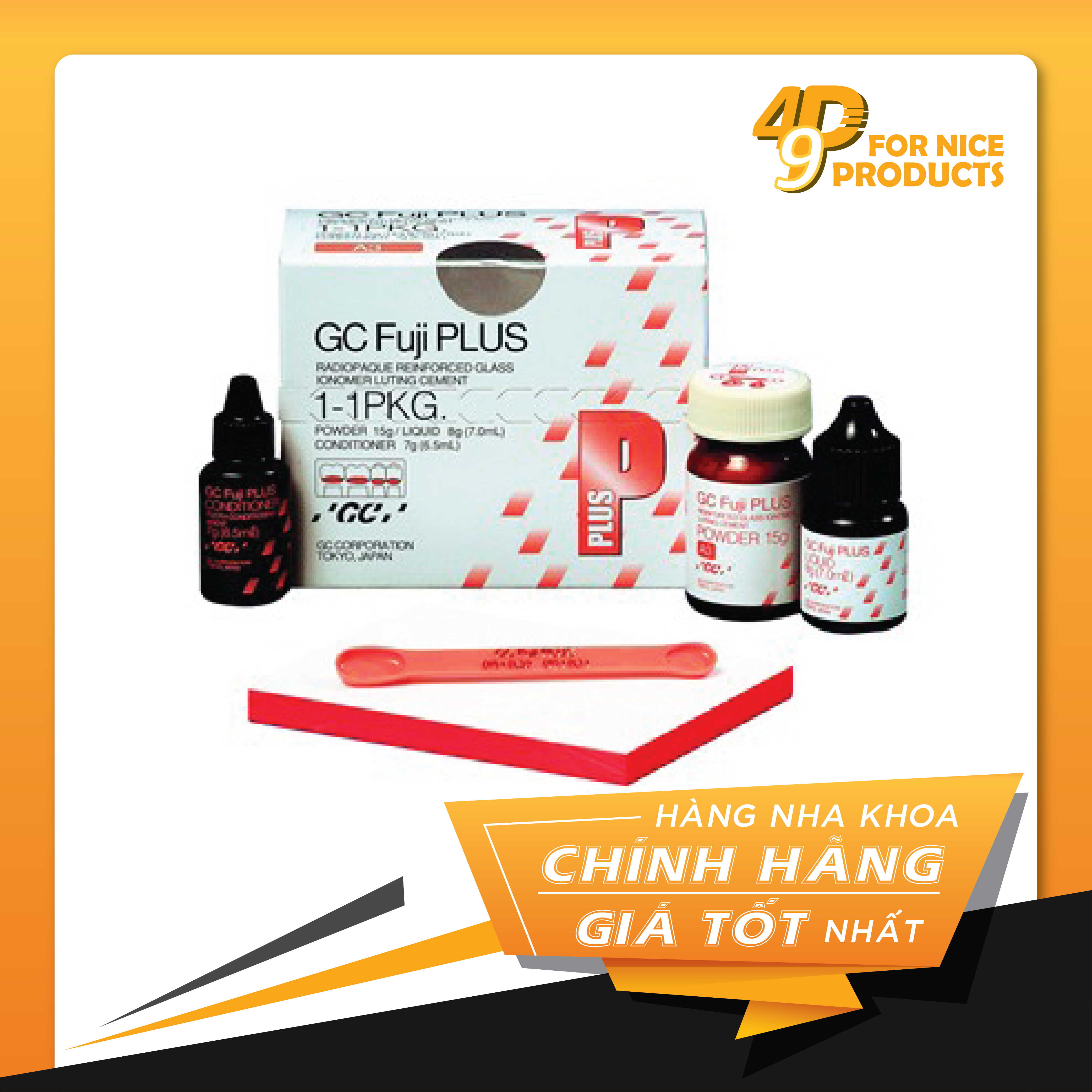 Xi măng gắn phục hình Fuji Plus - GC