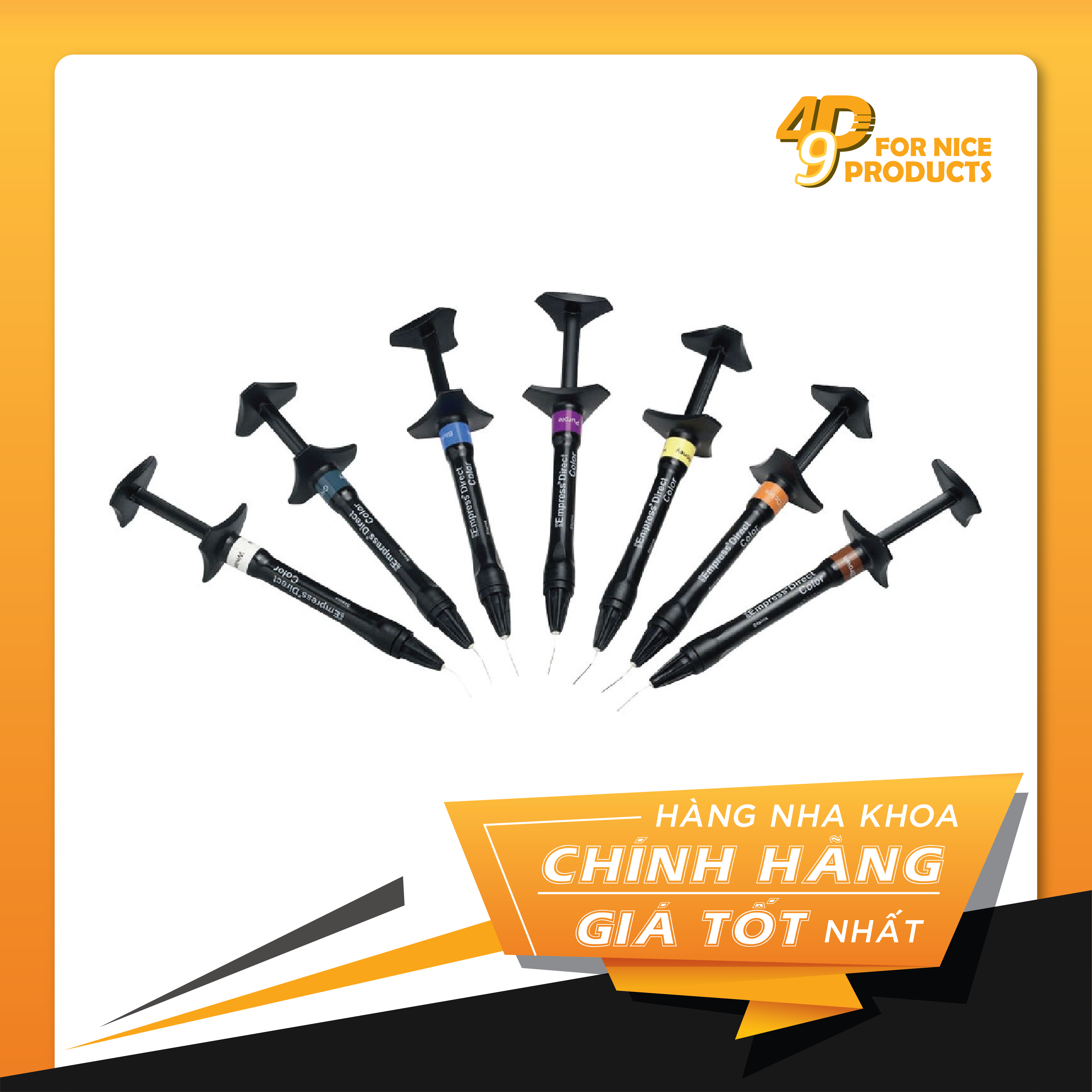 Composite che màu và tái tạo màu men trên miếng trám composite hoặc phục hình sứ Empress Direct Color - Ivoclar Vivadent