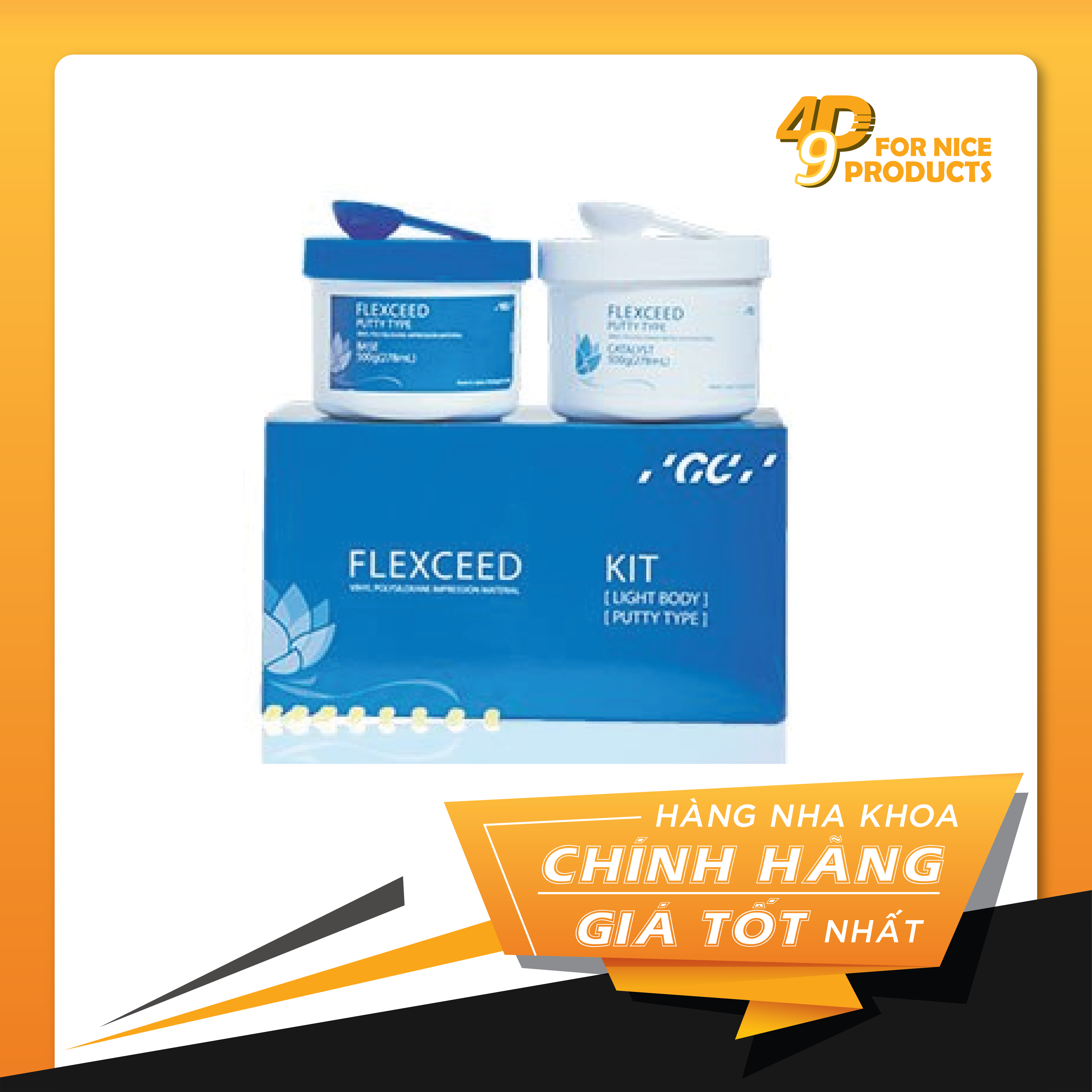 Cao su lấy dấu dạng đặc FLEXCEED - GC
