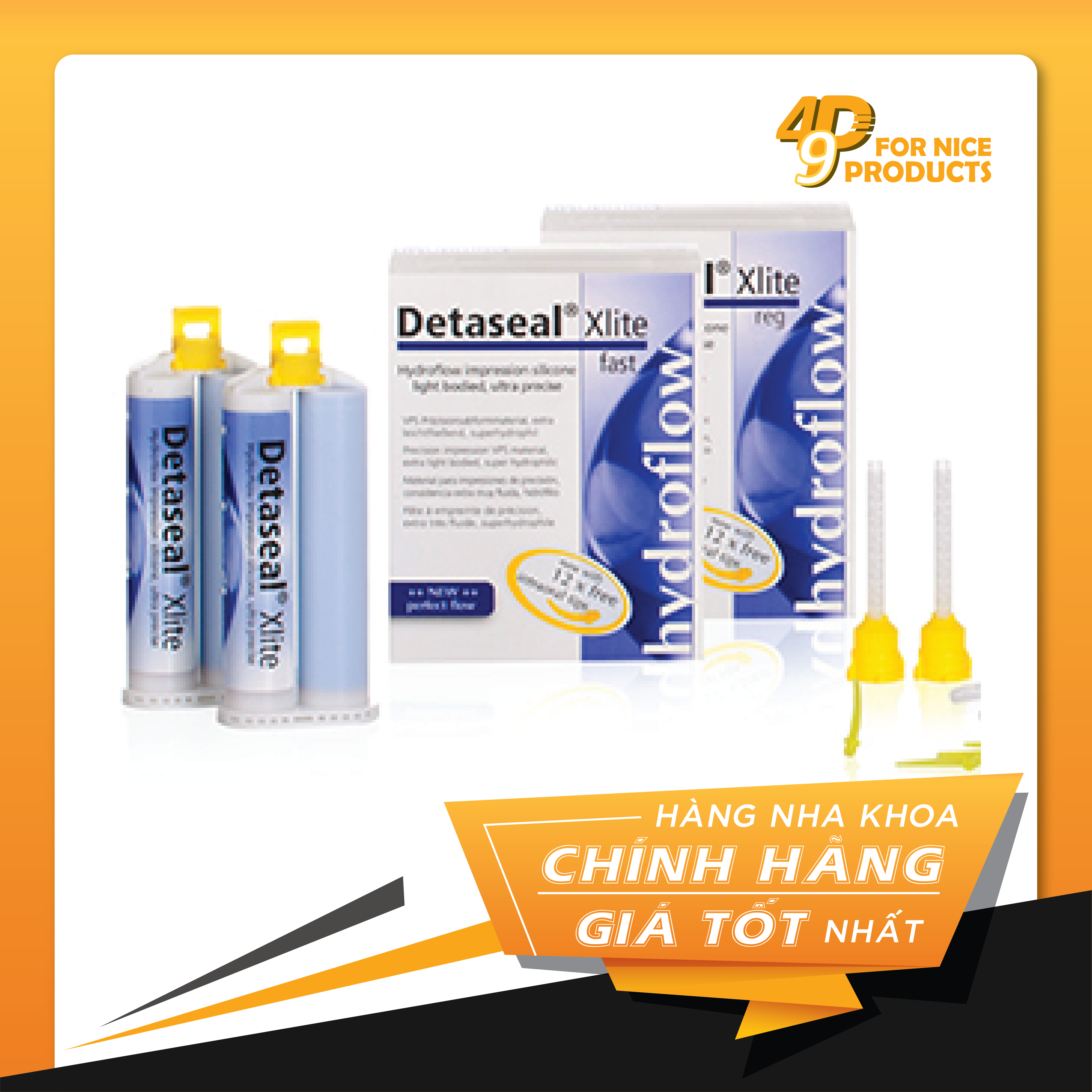 Cao su lấy dấu dạng lỏng Detaseal@ Xlite - Detax