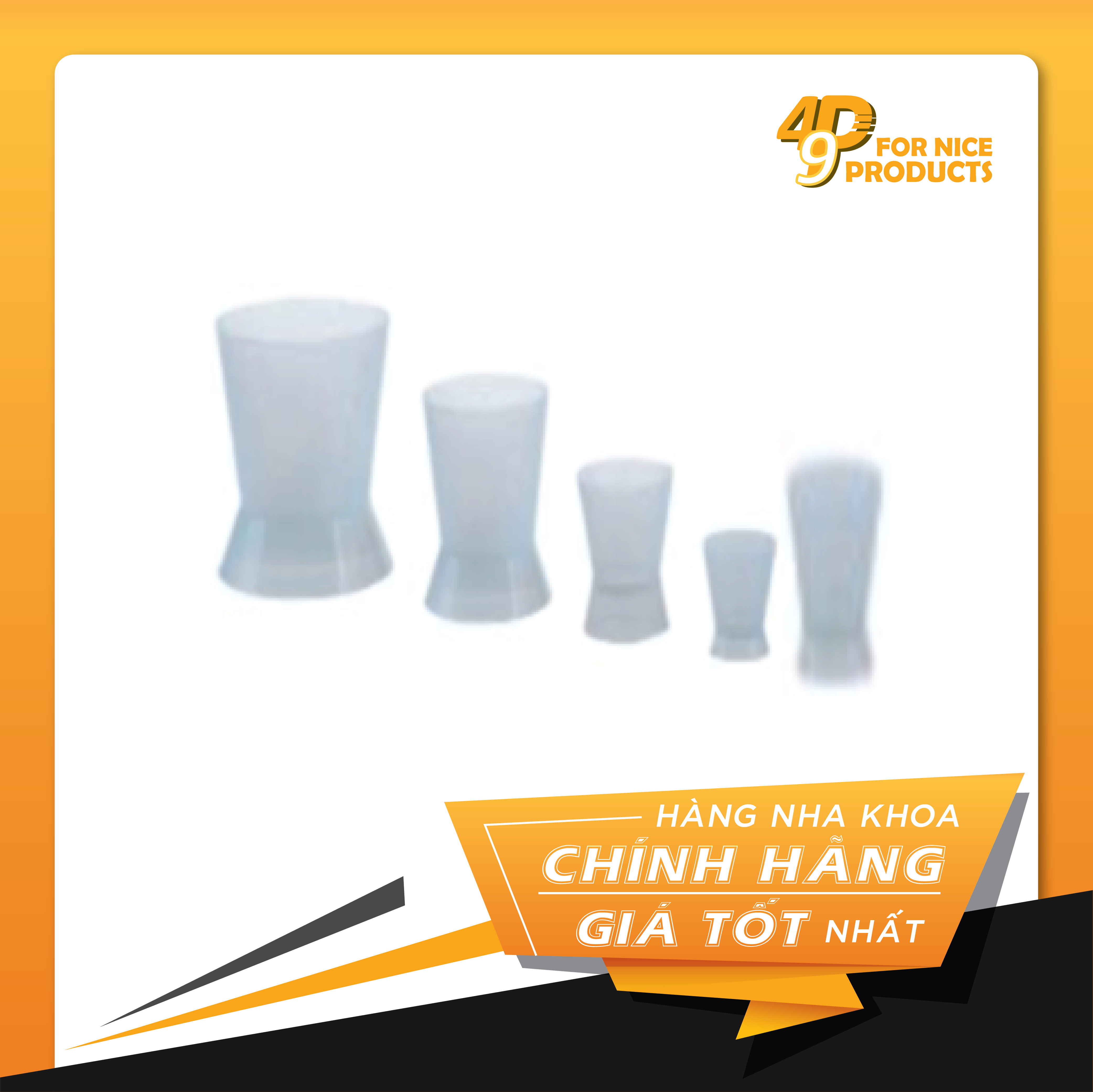 Bộ chum Silicone trộn nhựa tự cứng