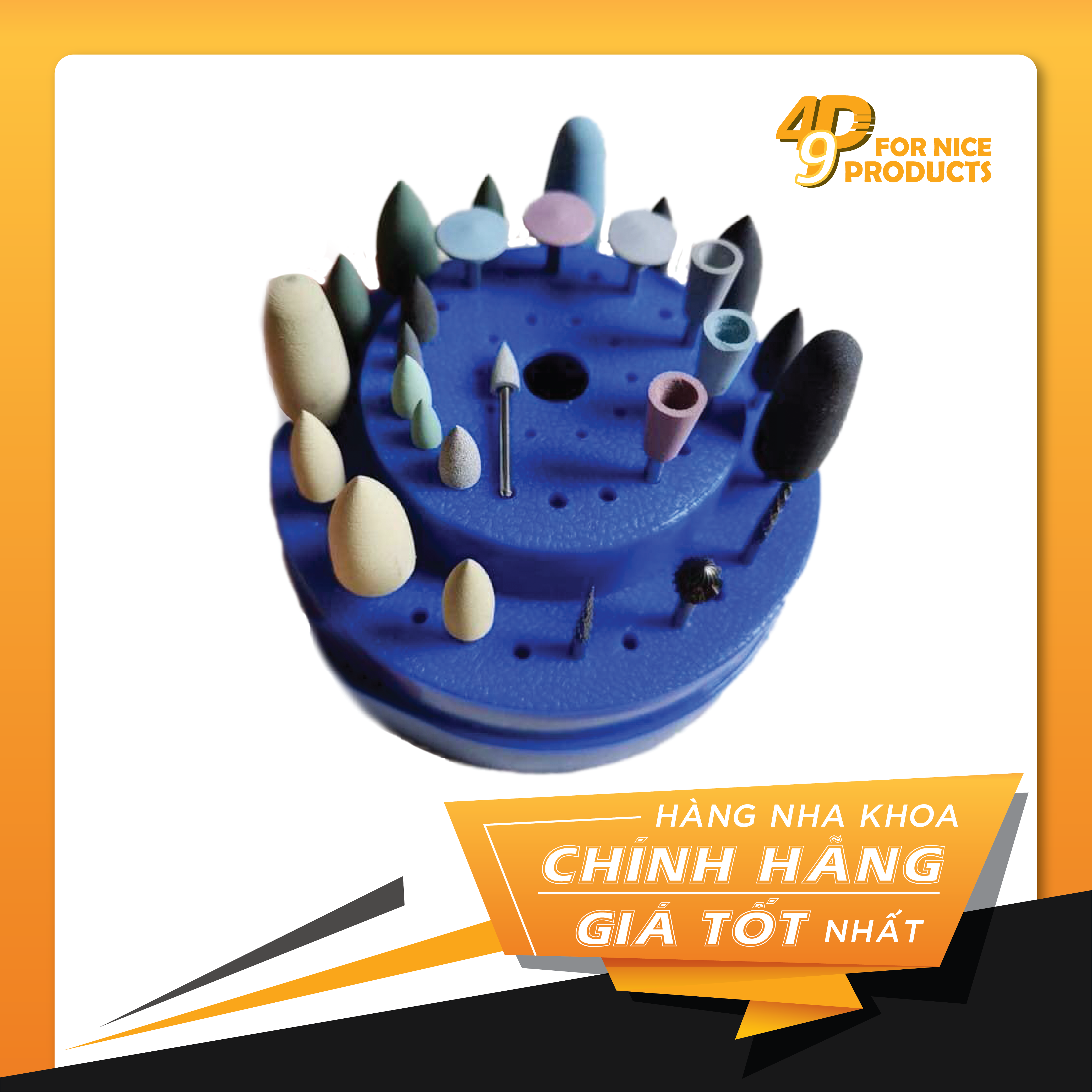 Hộp đựng mũi khoan tay thẳng / low speed - Trung Quốc