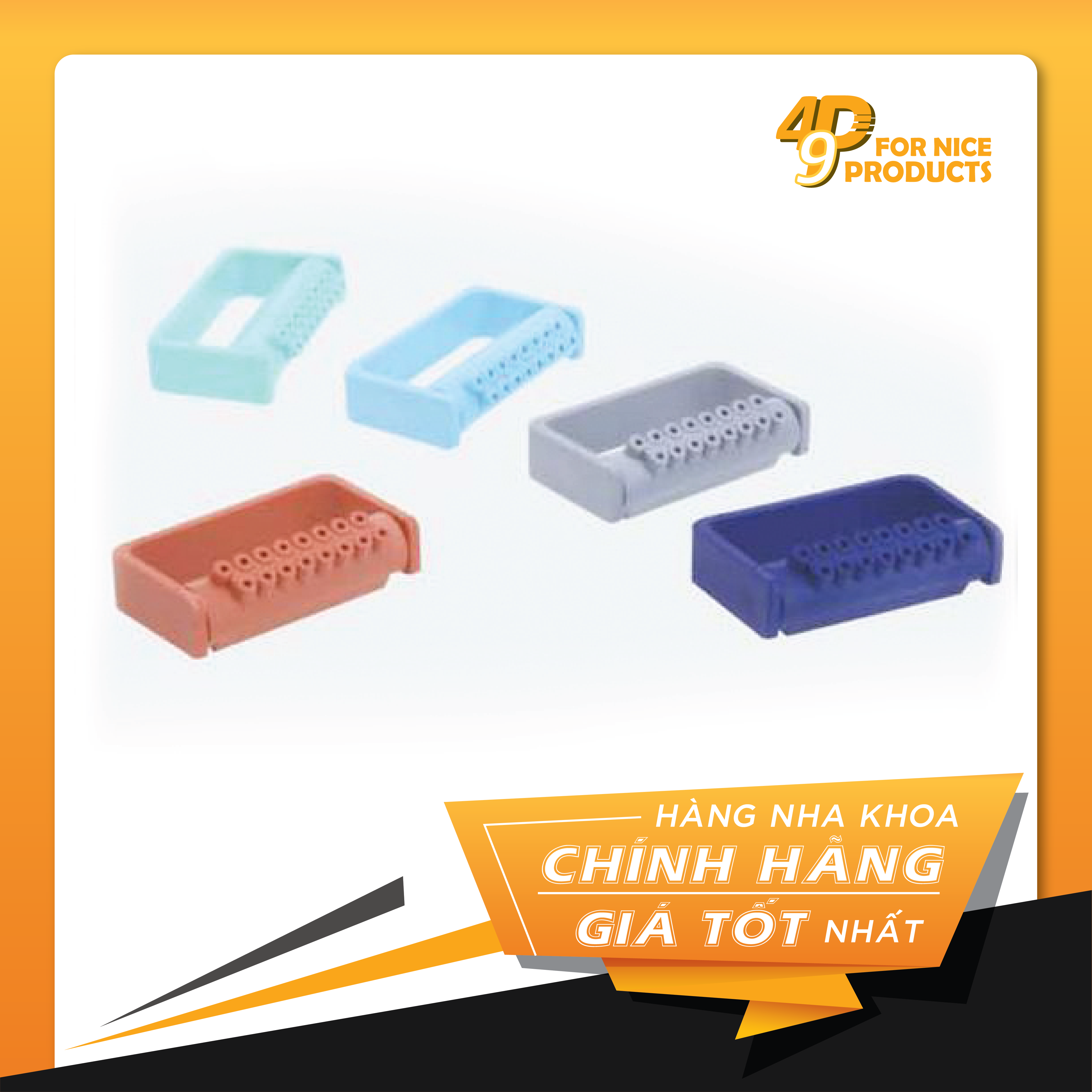 Hộp đựng mũi khoan nha khoan tay nhanh 16 lỗ - DK Dental
