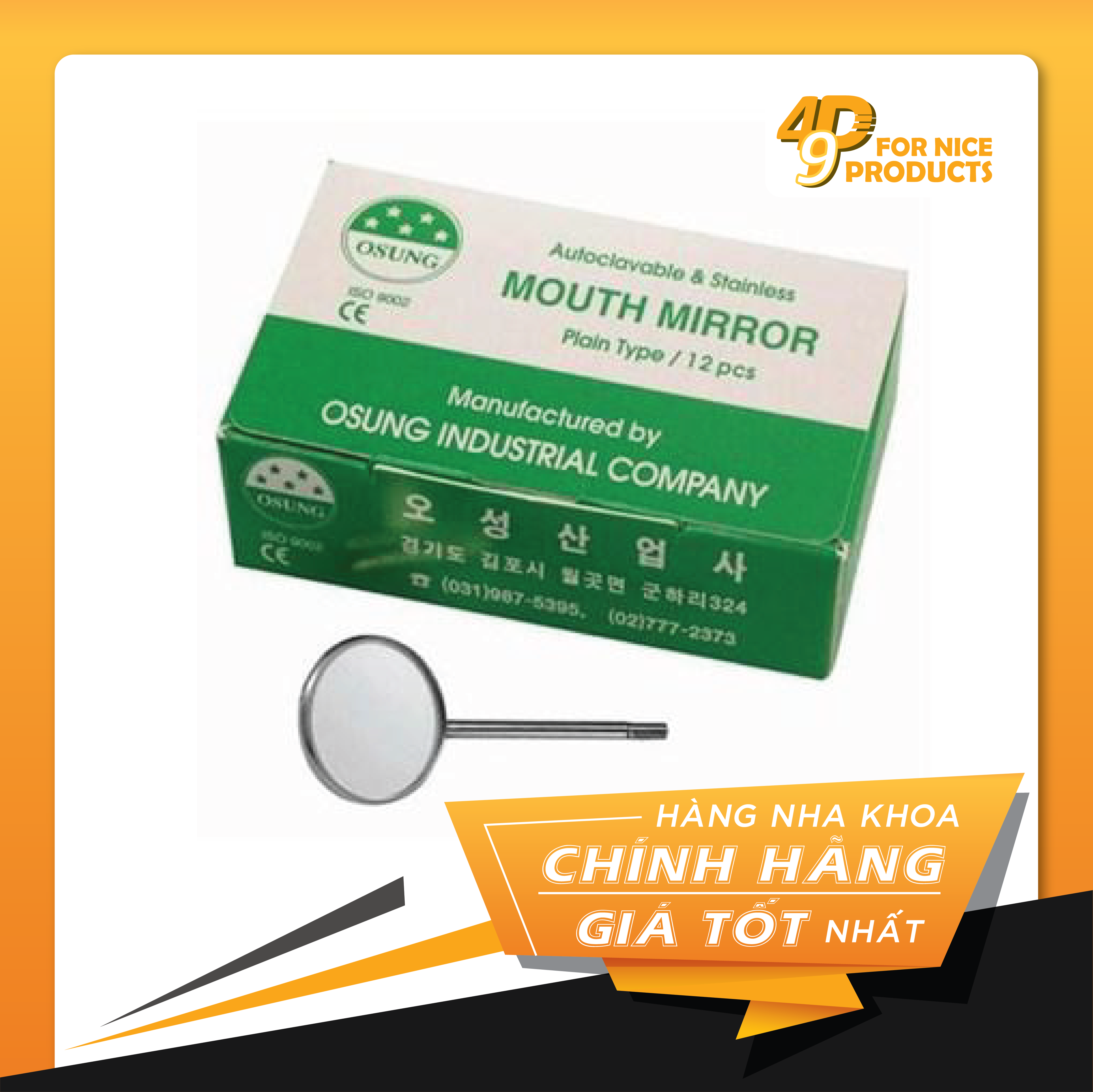 Mặt gương khám - Osung