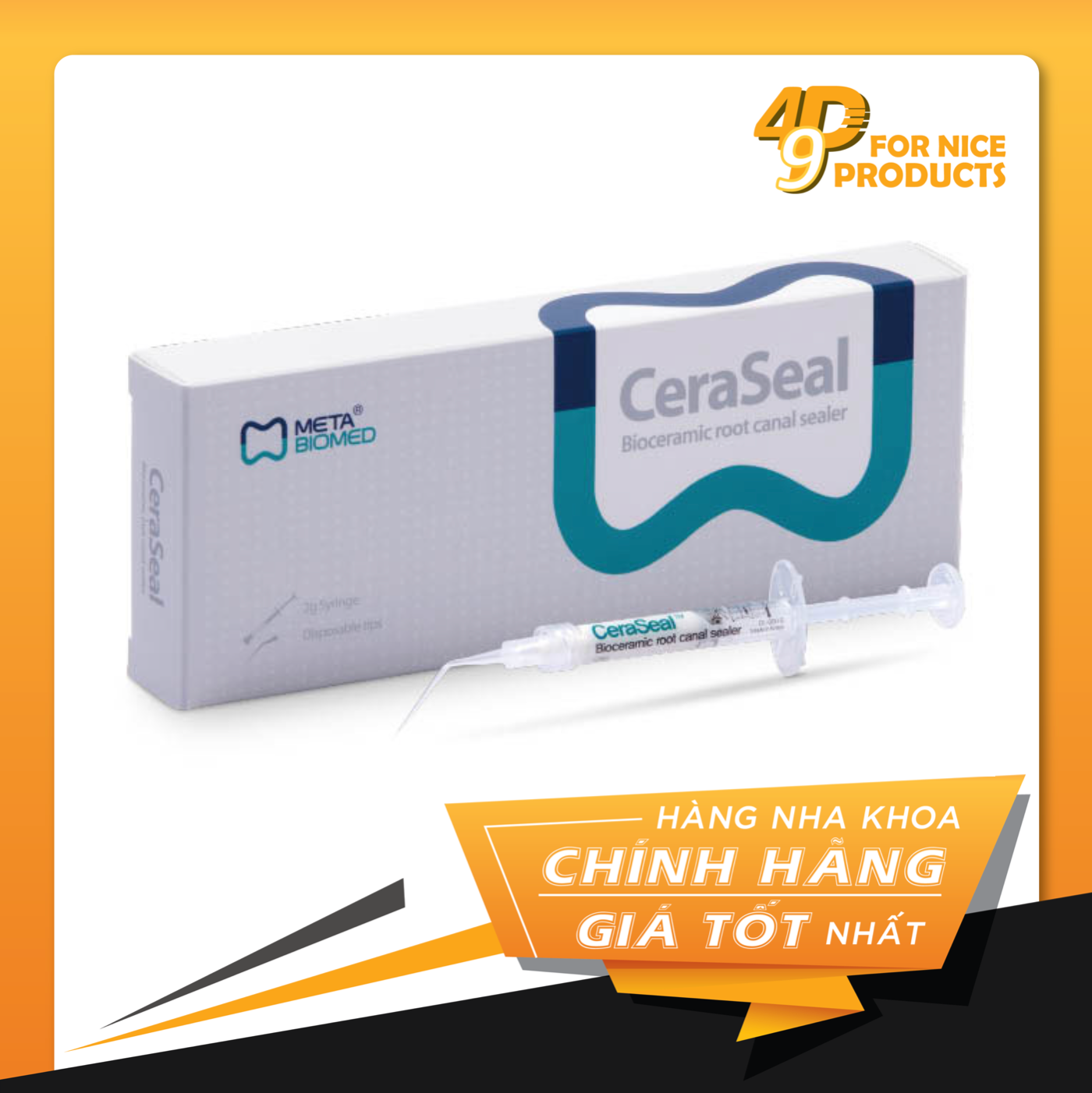 Xi măng trám bít ống tuỷ Bioceramic CeraSeal- Meta Biomed