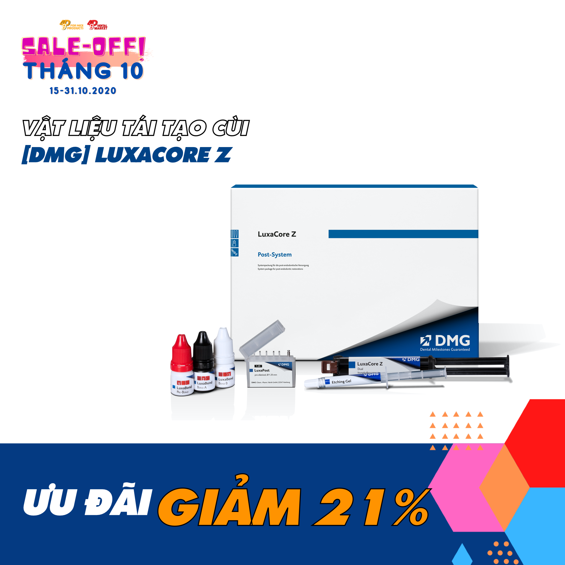 Vật liệu tái tái tạo cùi LuxaCore Z - DMG