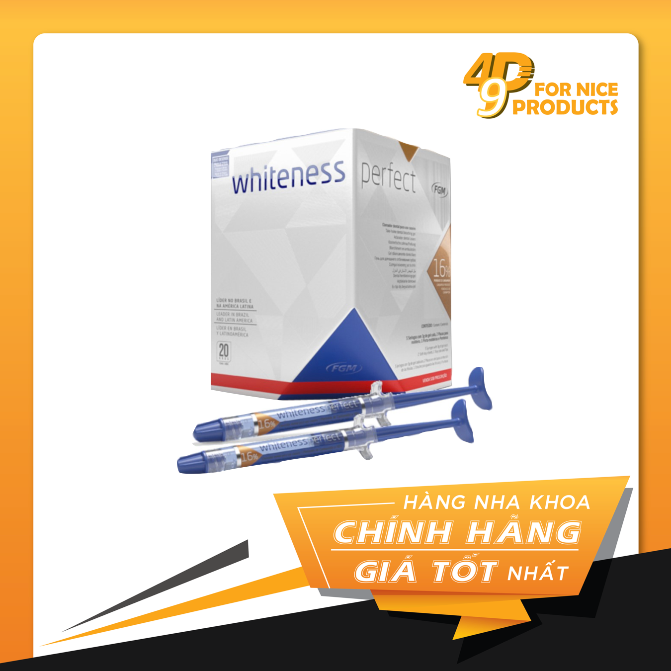 Tẩy trắng răng tại nhà Whiteness Perfect - FGM