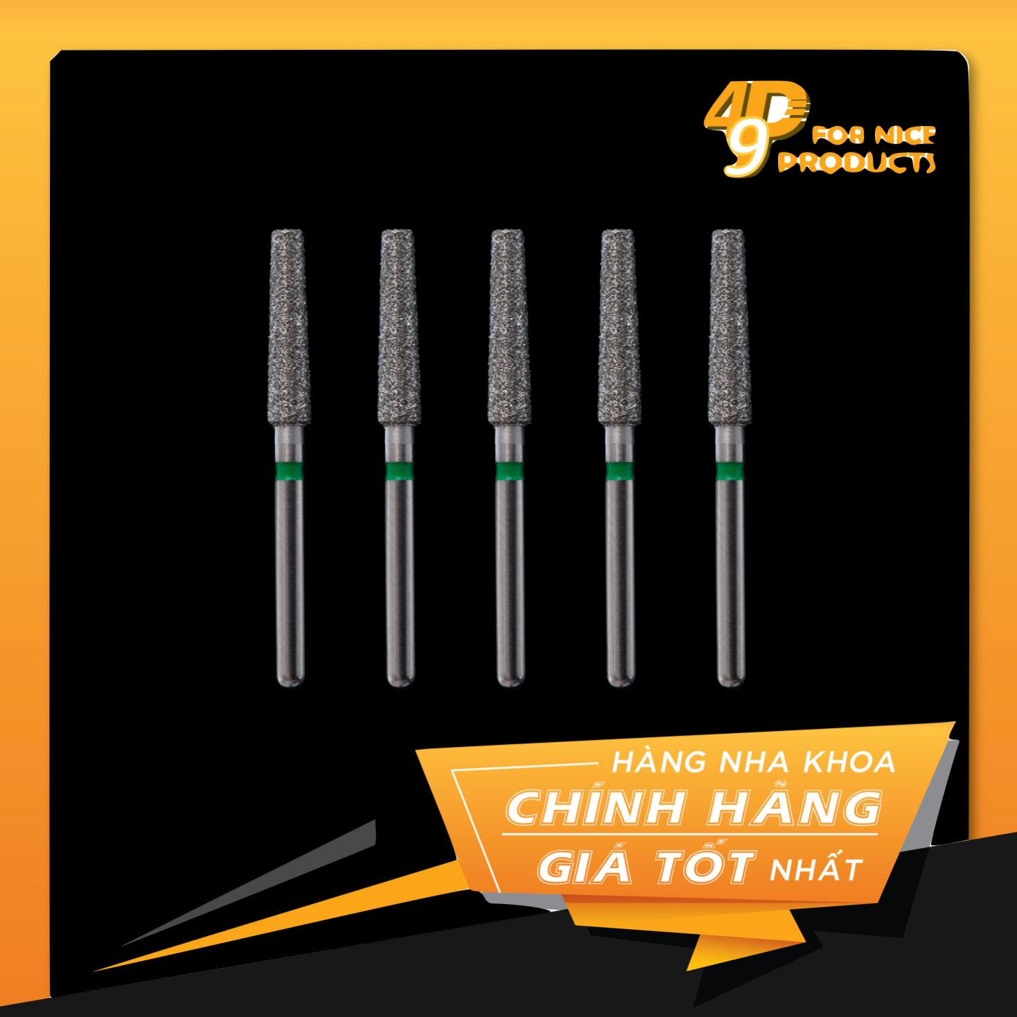 Mũi khoan trụ thuôn đầu bằng - Romidan