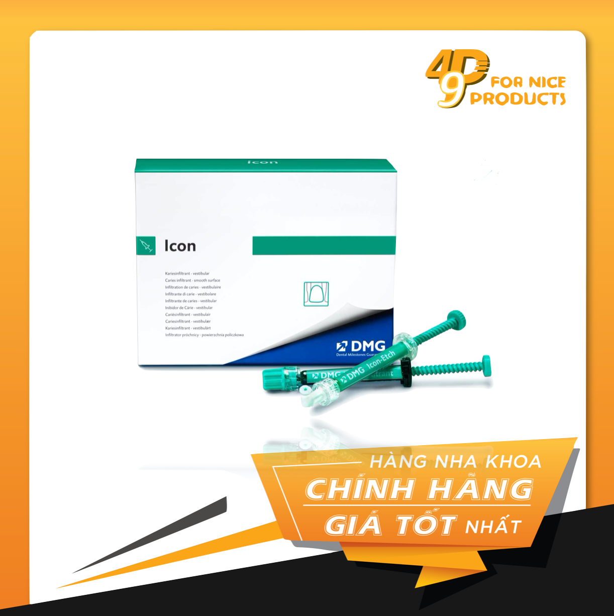 Loại bỏ đốm trắng Icon Smooth Surface - DMG