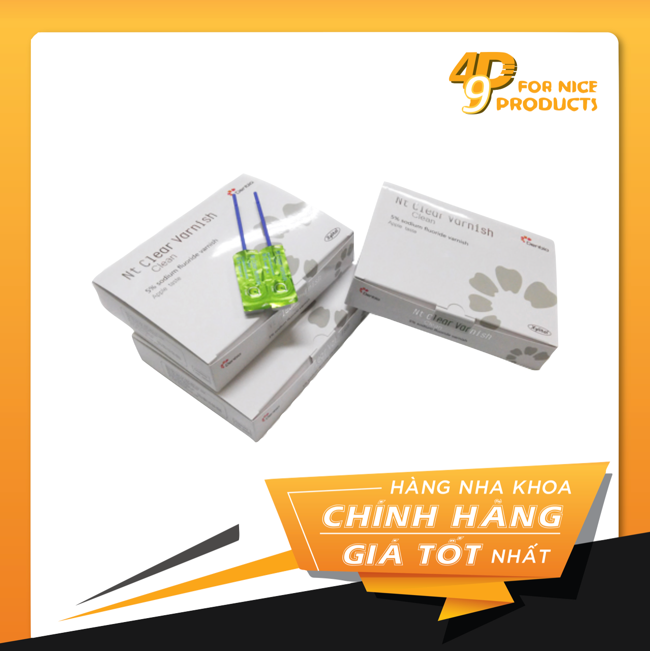 NT Clear Varnish phòng ngừa sâu răng - Denbio