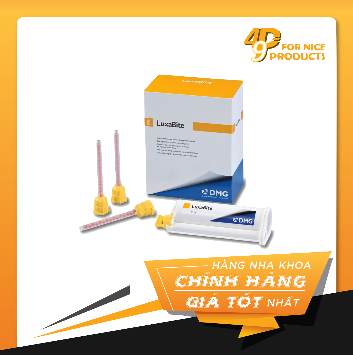 Cao su lấy dấu cắn và cố định Implant Luxabite - DMG