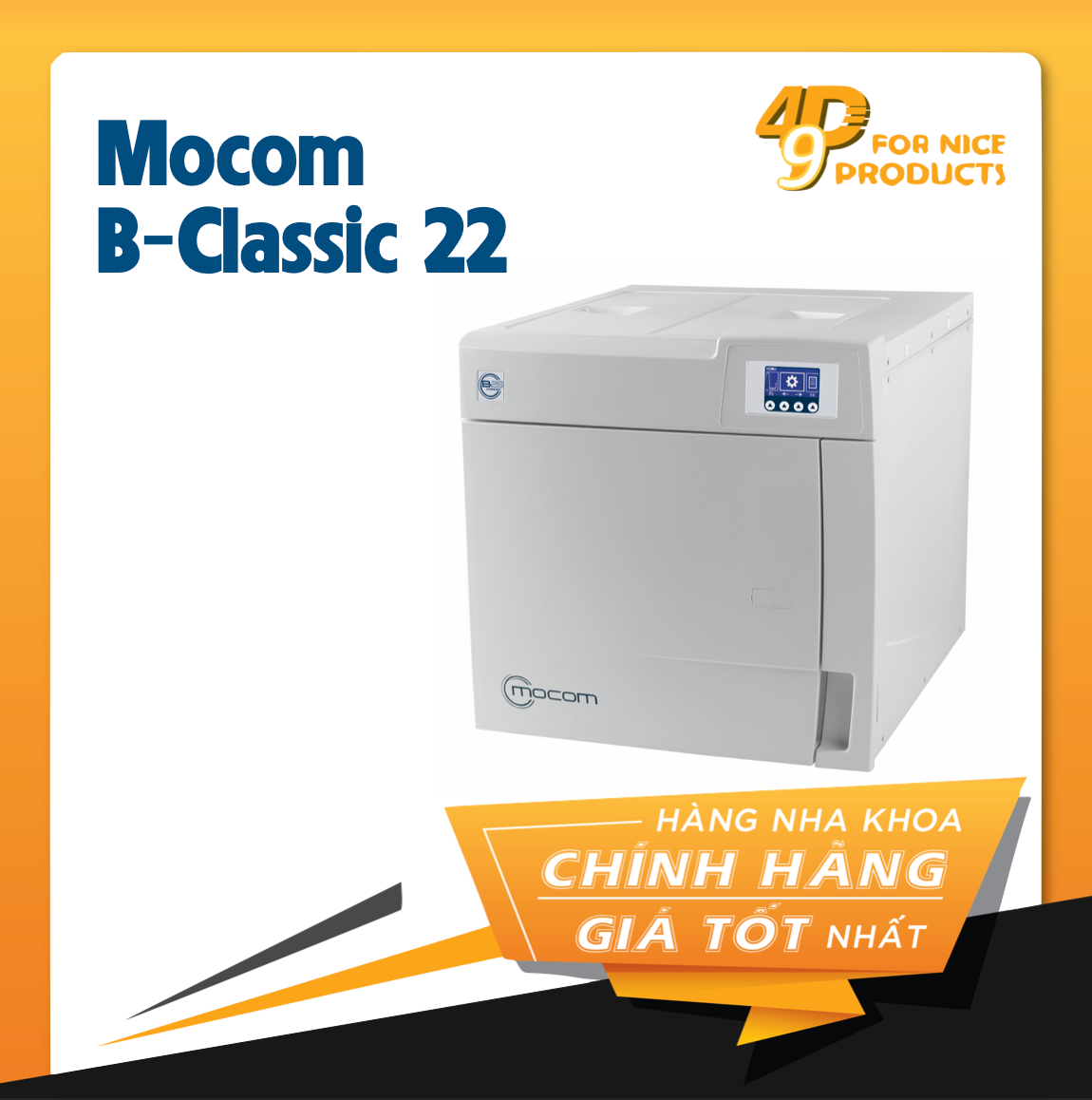 Nồi hấp tiệt trùng dụng cụ y tế chuẩn B - Mocom