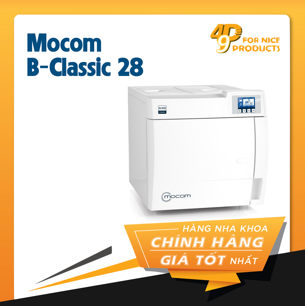 Nồi hấp tiệt trùng dụng cụ y tế chuẩn B - Mocom