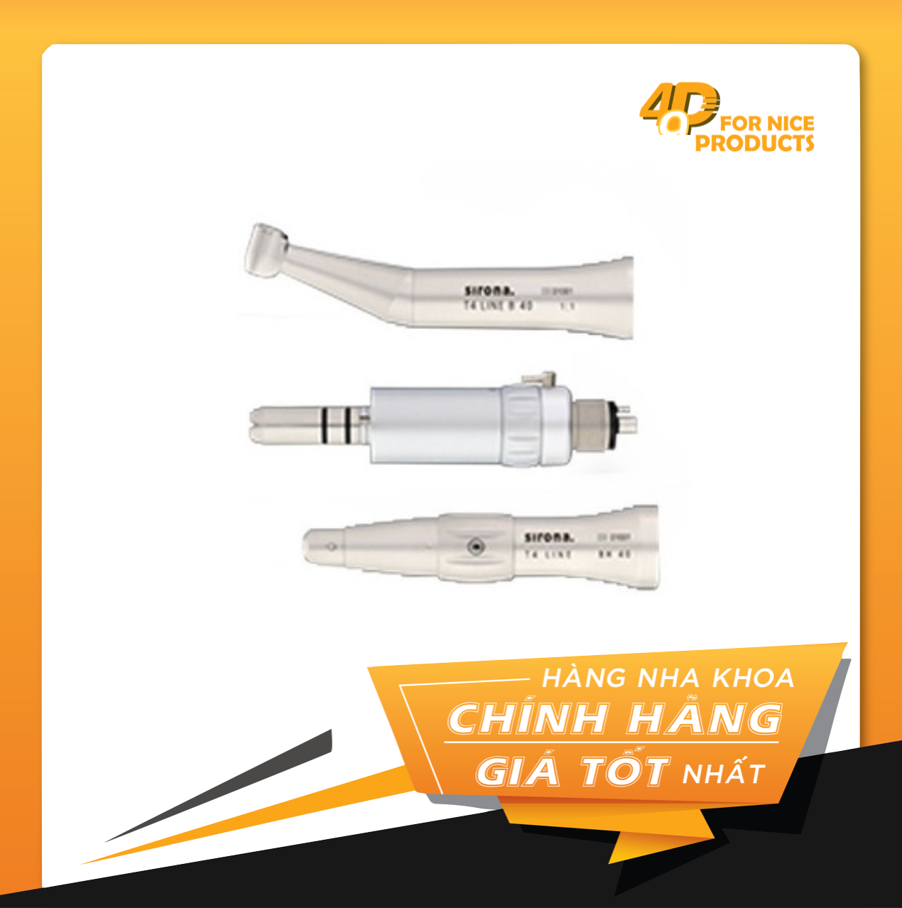 Bộ tay khoan chậm T4 - Dentsply Sirona