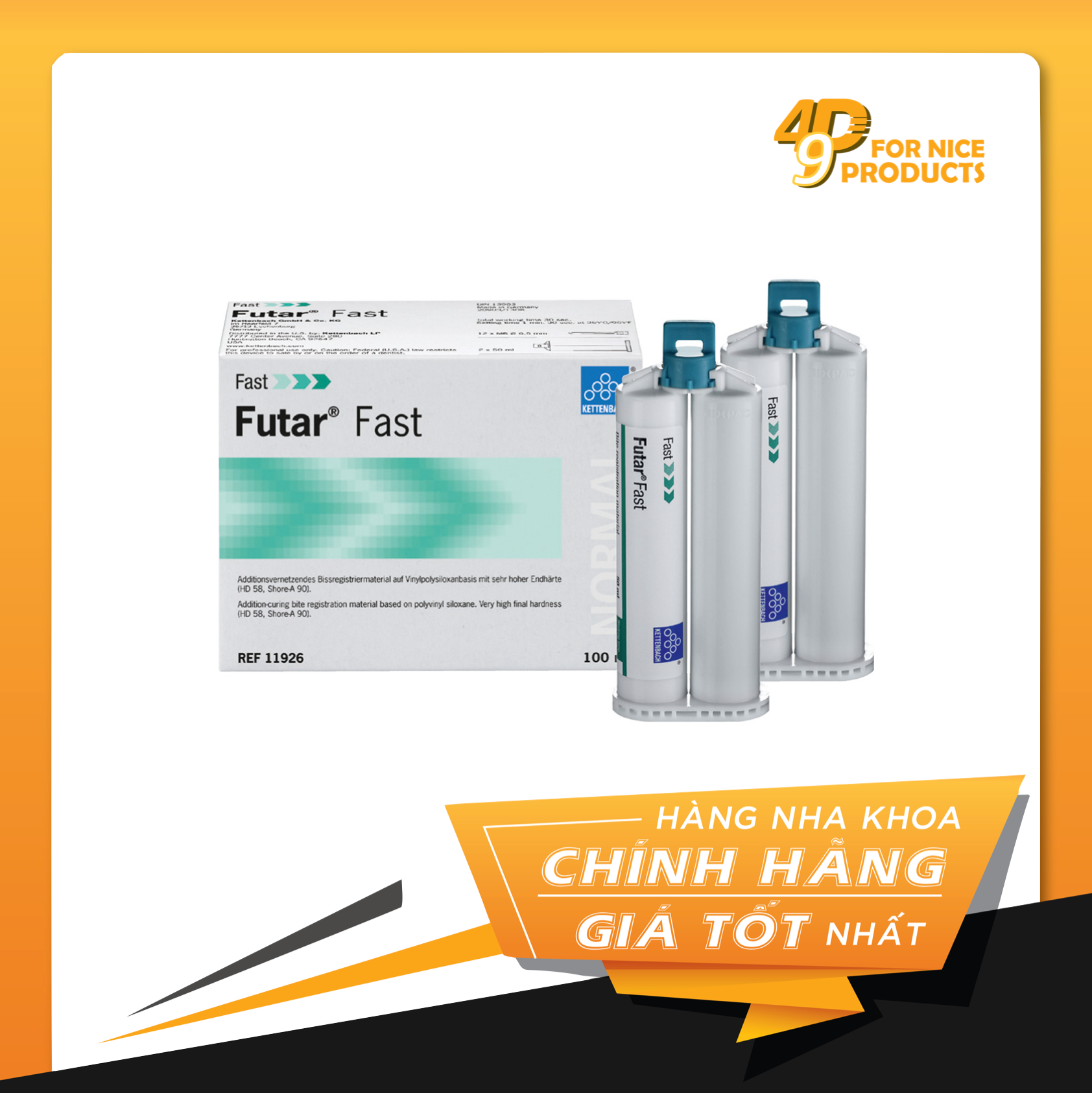 Cao su lấy dấu cắn Futar® Kettenbach