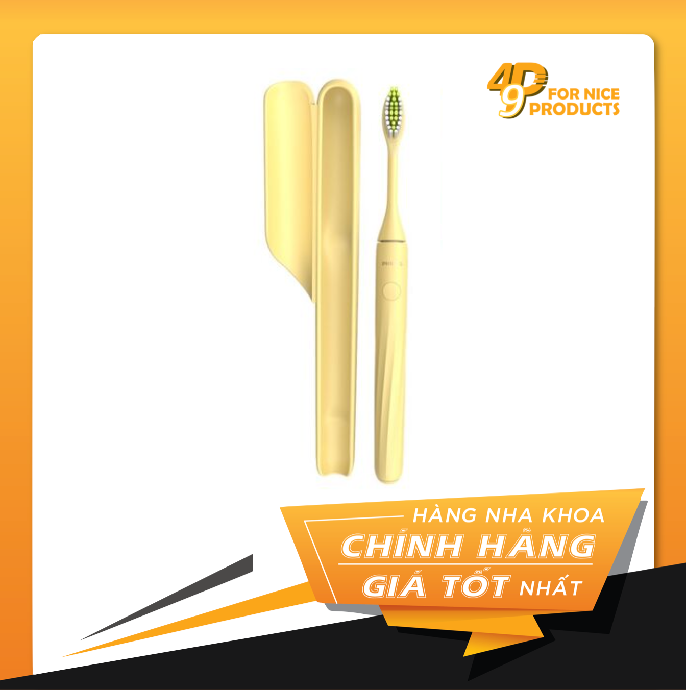 Bàn chải điện Philips One Sonicare mẫu dùng pin HY1100