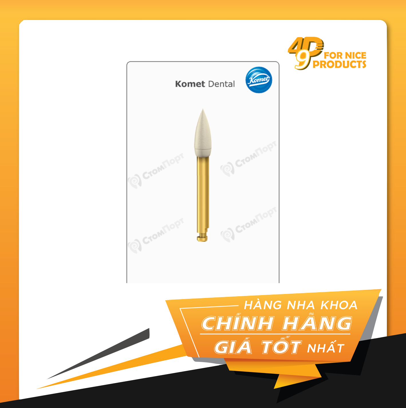 Bộ mũi khoan đánh bóng Composite & Veneer 4652 - Komet