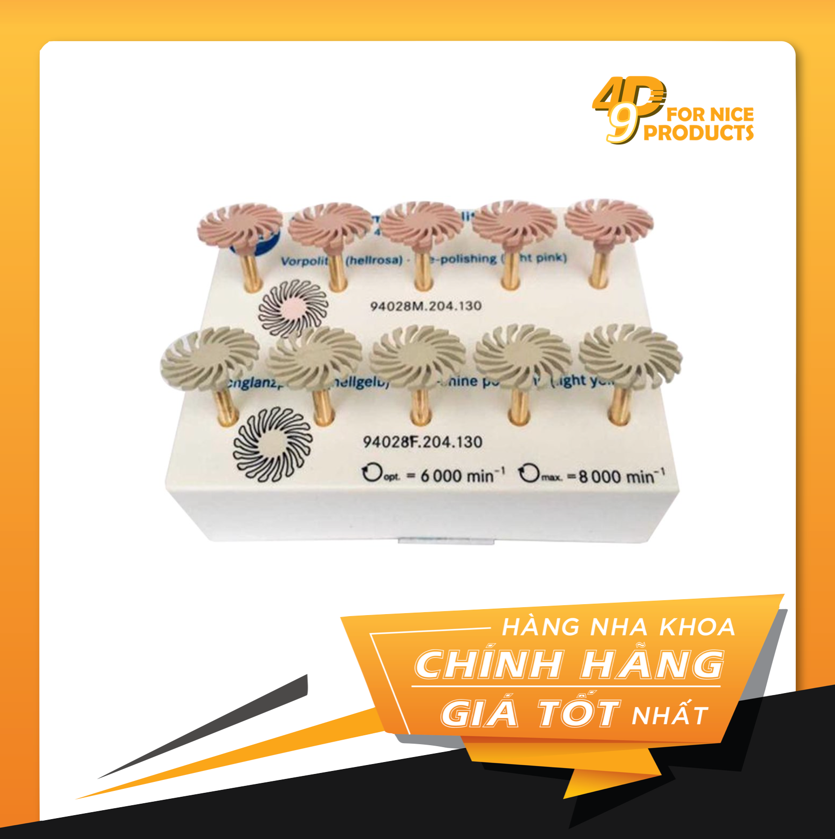 Bộ đánh bóng Composite Footise 4669 - Komet