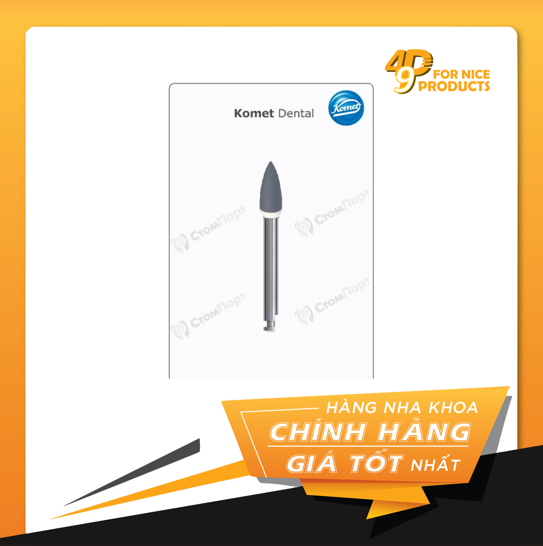 Bộ đánh bóng hoàn thiện sứ 4313B - Komet