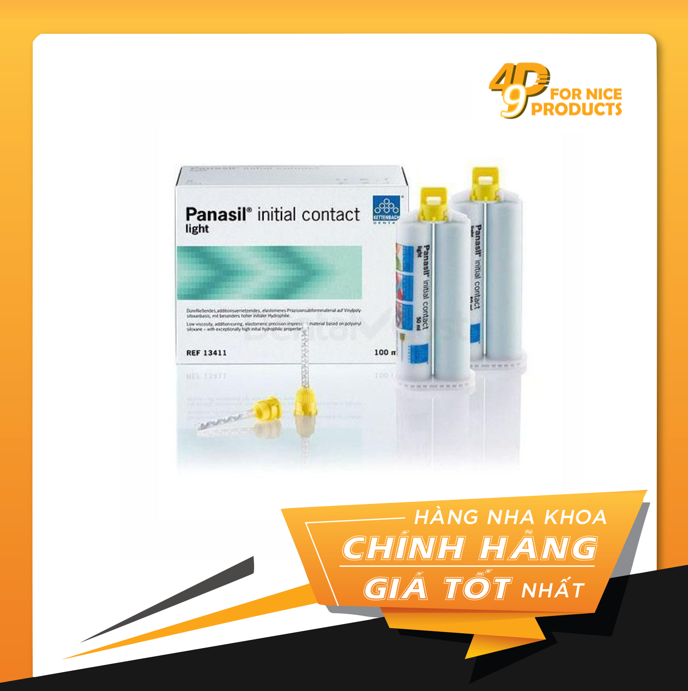 Cao su lấy dấu dạng lỏng Panasil ® initial contact - Kettenbach Đức