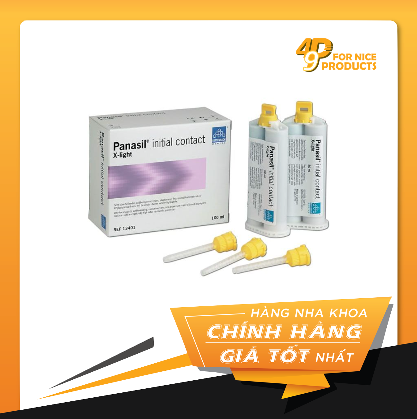 Cao su lấy dấu dạng lỏng Panasil ® initial contact - Kettenbach Đức