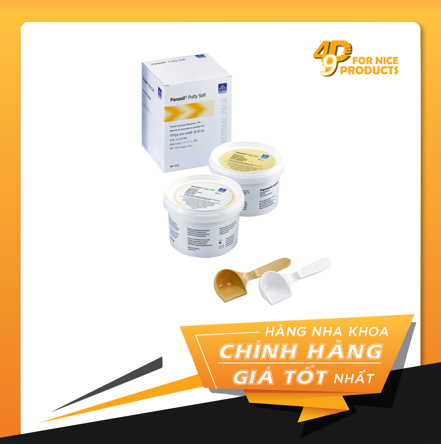 Cao su lấy dấu dạng đặc Panasil ® Putty - Kettenback Đức