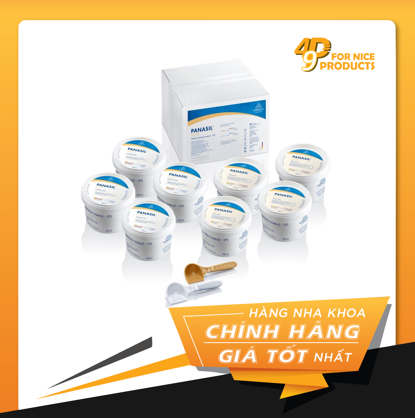 Cao su lấy dấu dạng đặc Panasil ® Putty - Kettenback Đức