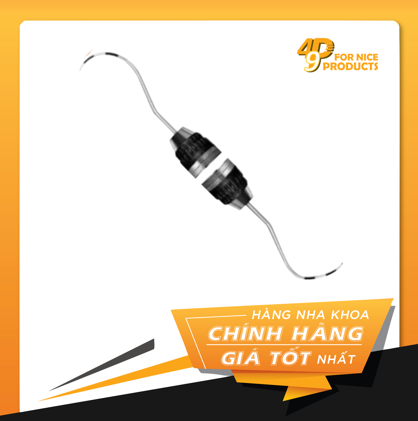 Cây đo túi vùng chẽ răng PQ2N - Hu-Friedy