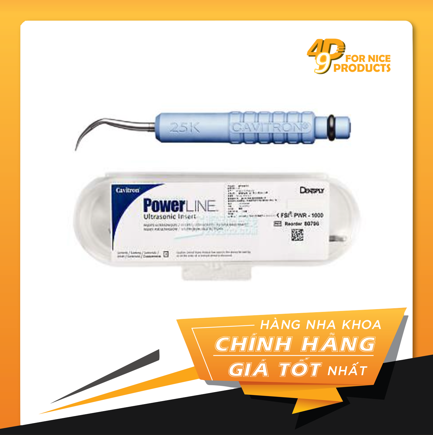 Đầu Lấy Cao Răng Trên Nướu 25K Bobcat Pro - Dentsply Sirona