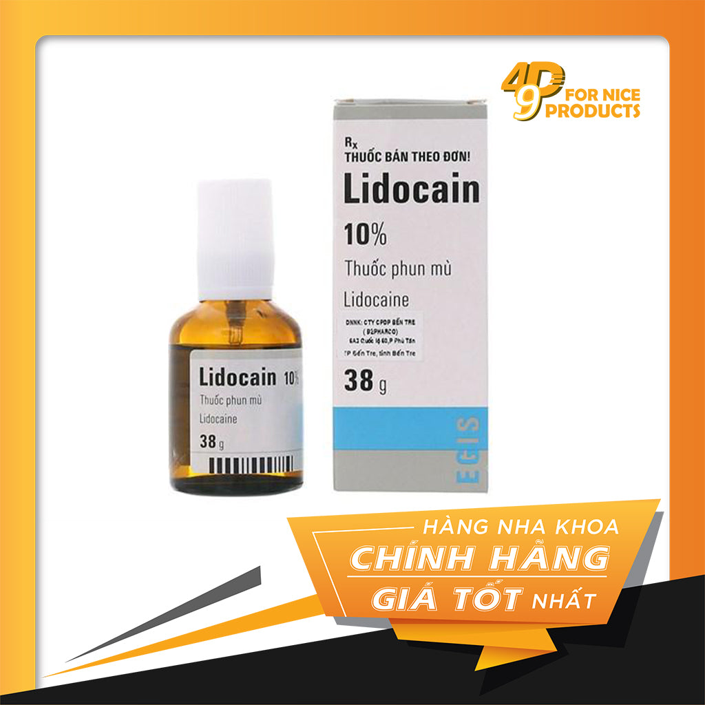 Thuốc tê xịt Lidocain 10% - Egis