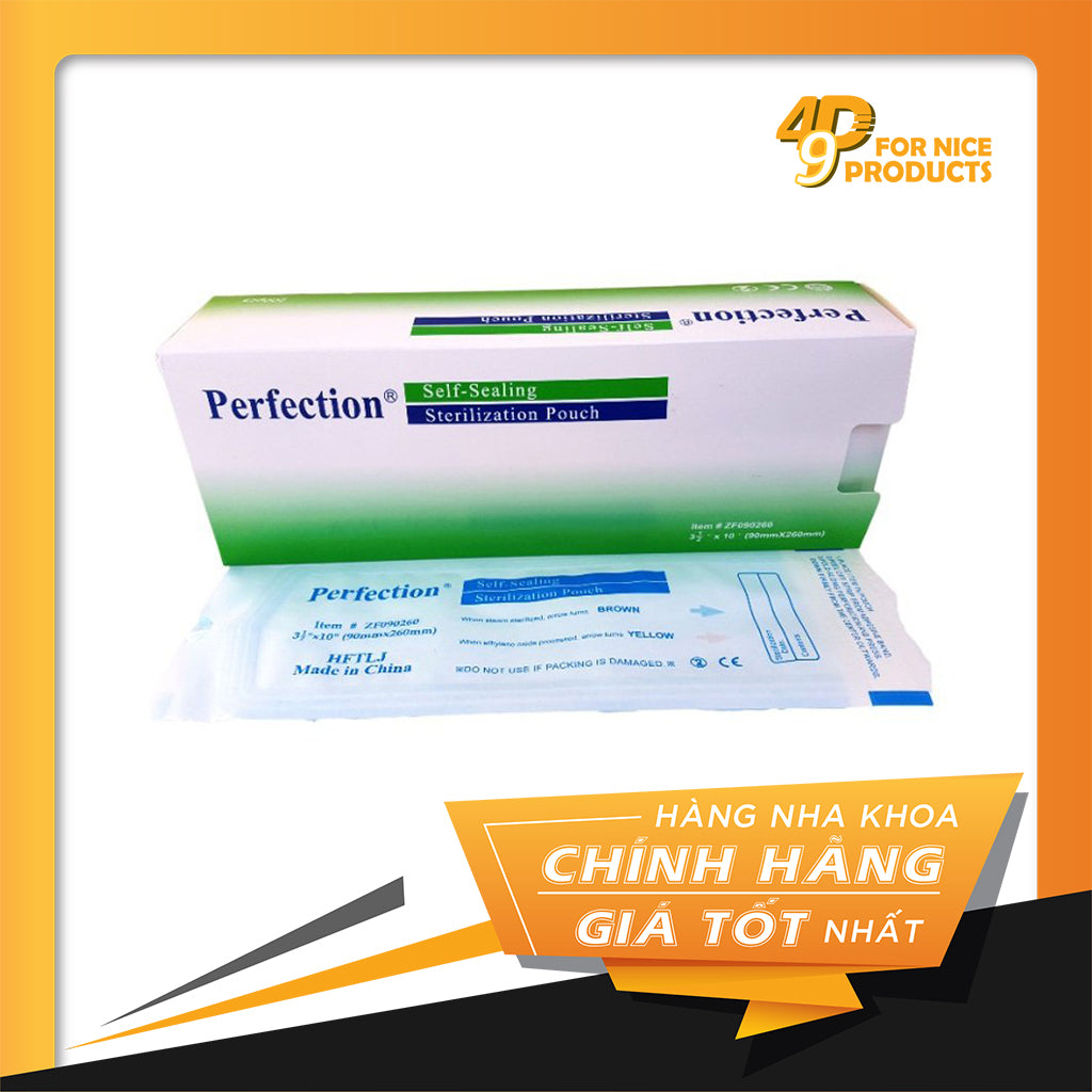 Túi hấp dụng cụ dán - Perfection