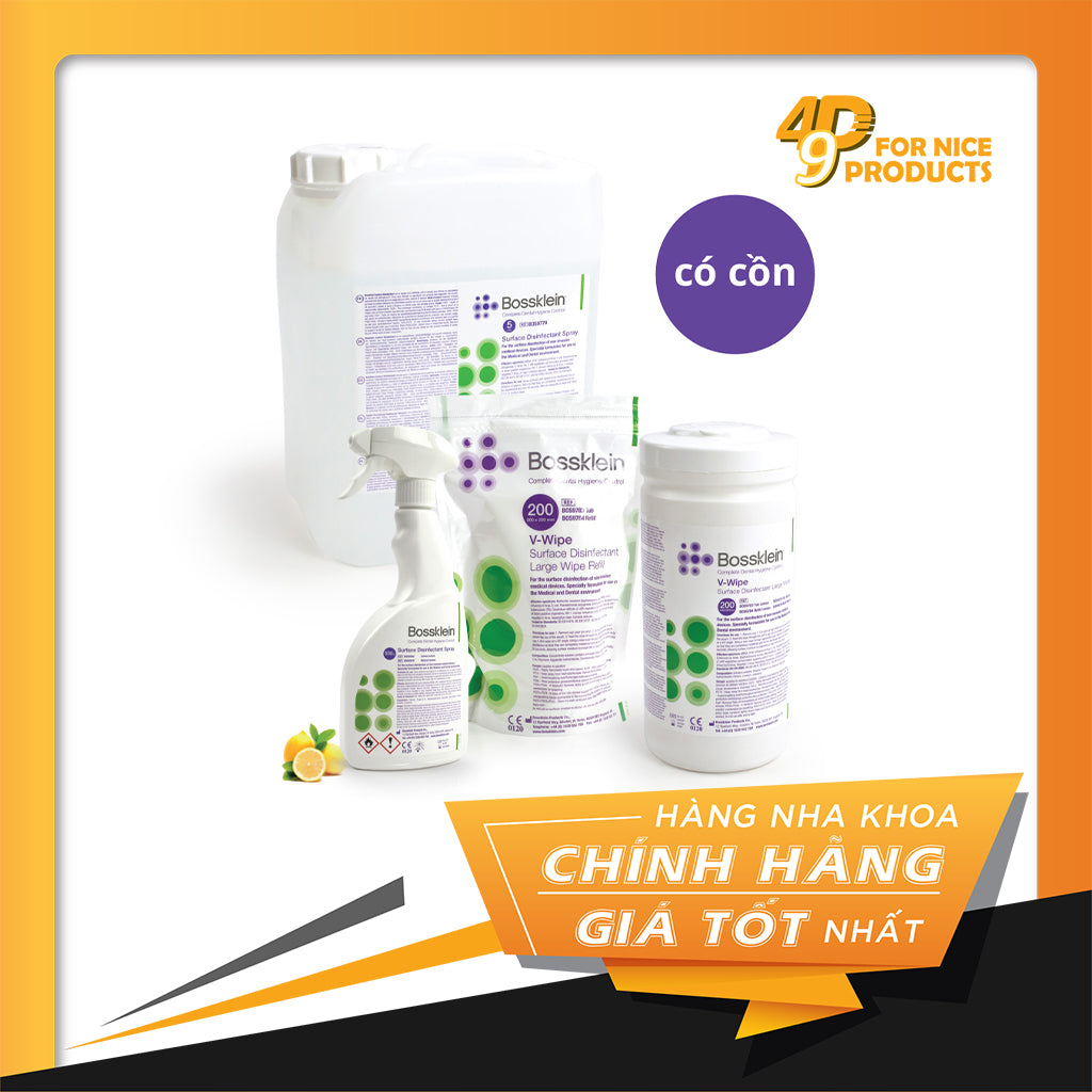 V-Wipes giấy sát khuẩn bề mặt có cồn - Bossklein