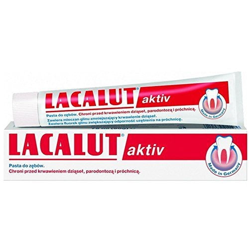 Kem đánh răng Lacalut Aktiv ngừa viêm nướu 75ml