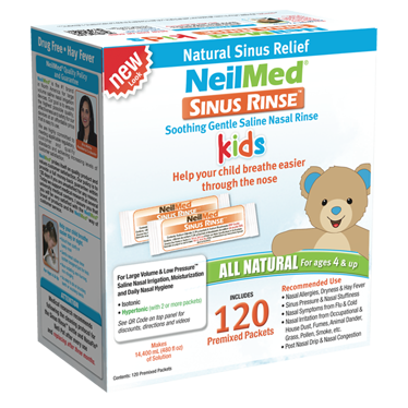 Set 120 gói muối bơm rửa NeilMed USA dành cho trẻ em