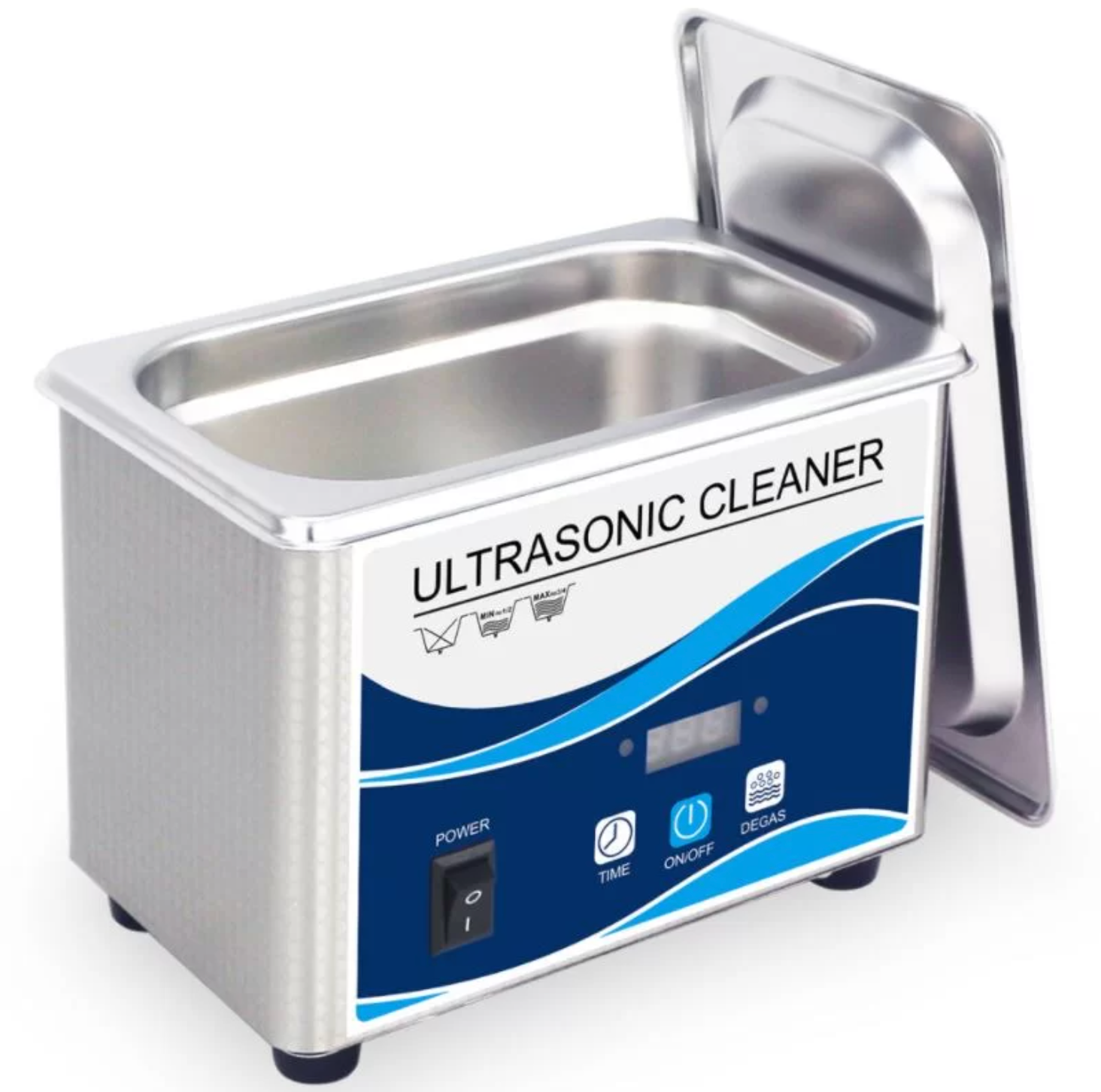 Máy rửa sóng siêu âm RAMA R0.8L dung tích 0.8 lít, công suất 60W, 40kHz