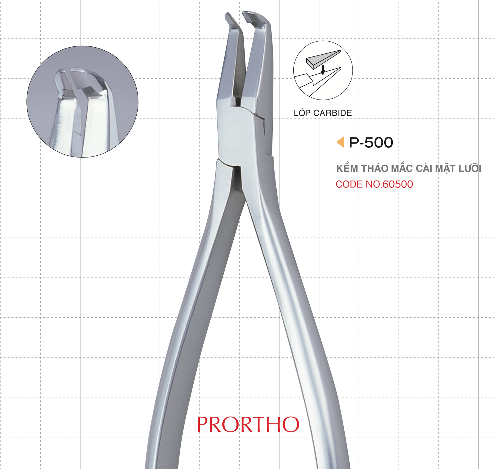 Kềm tháo mắc cài mặt lưỡi - TASK